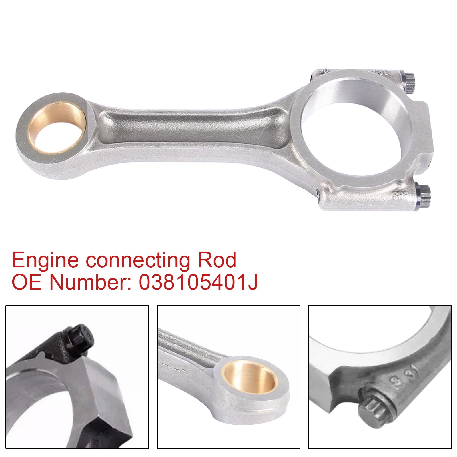 Engine connecting Rod 038105401J For AUDI A1 A3 VW 1.9/2.0/2.5 TDI