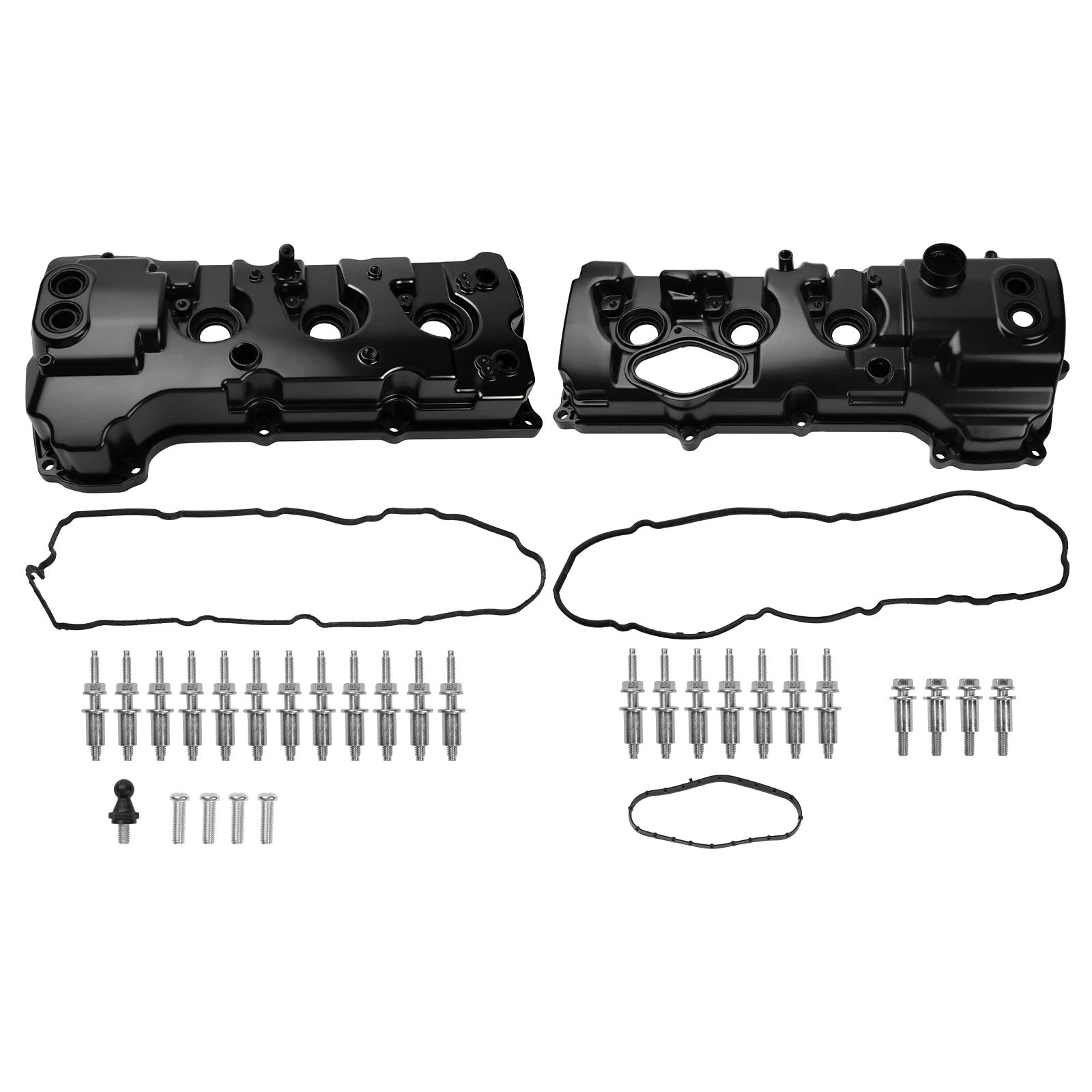 DL3Z6582C Left+Right Pair Valve Covers For 2015-2023 Ford Transit-350/350 HD 3.5L V6 BL3Z6582H