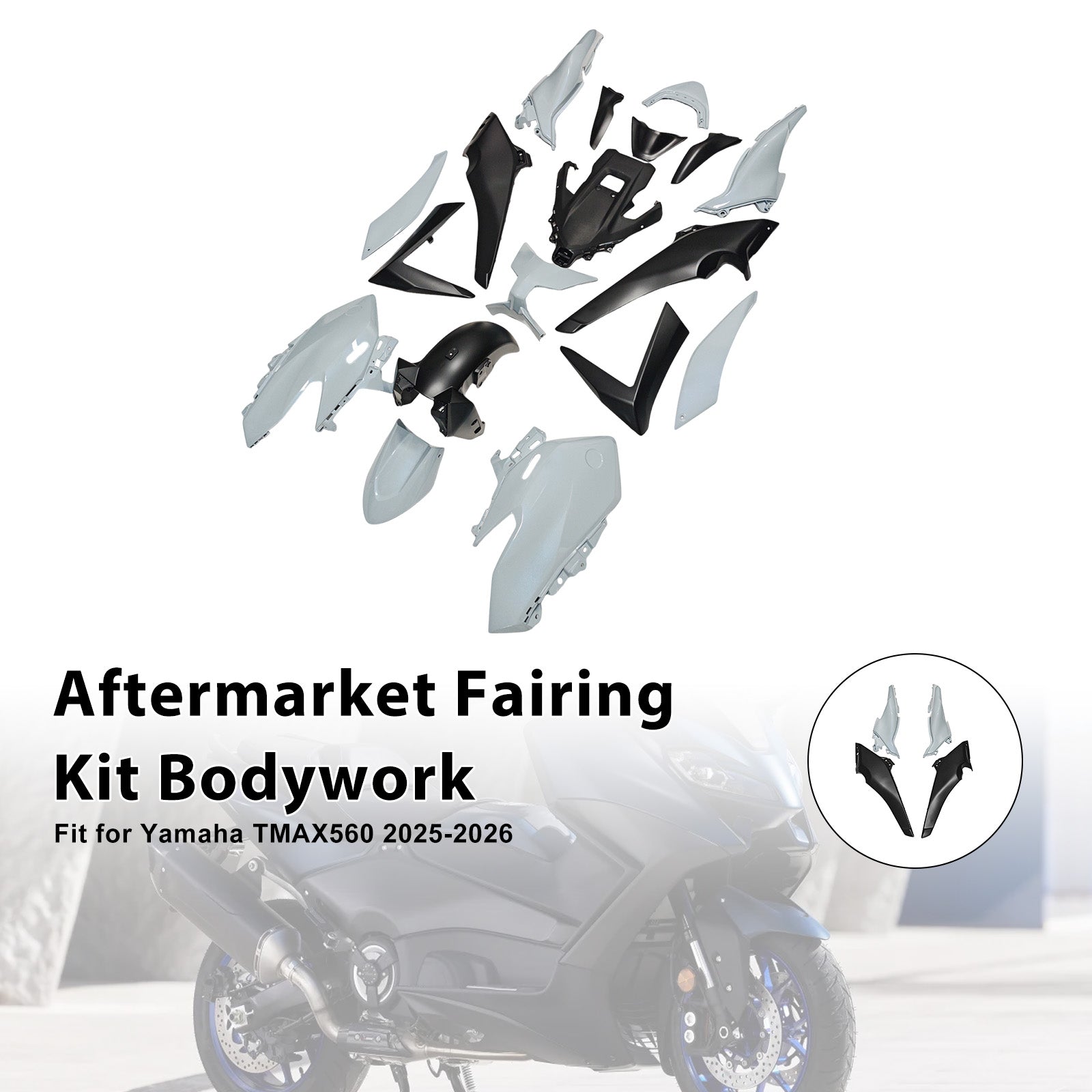 2025-2026 for Yamaha TMAX560 Injection Bodywork Fairing Kit