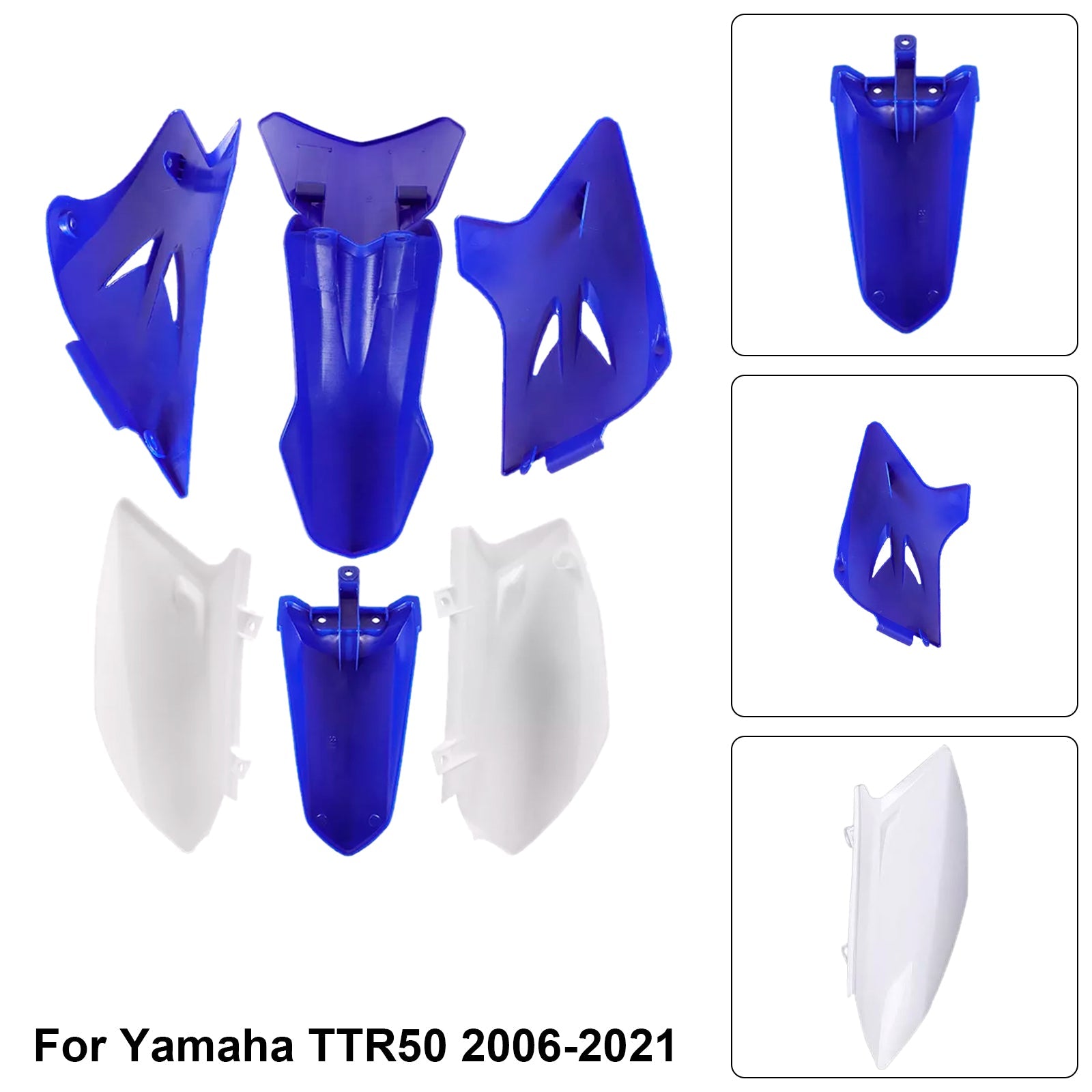 2006-2021 Yamaha TTR50 Body Plastic Kit Front Rear Fender Fairing