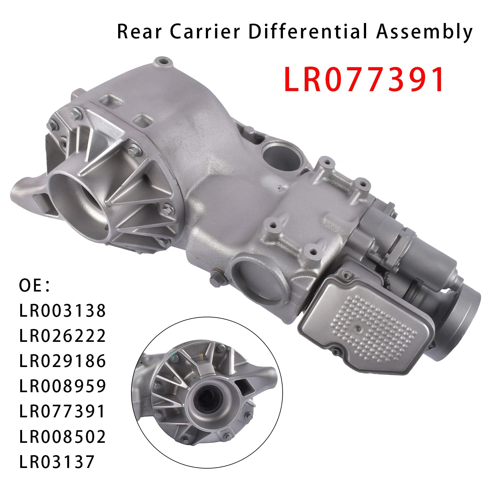 2009-2015 Land Rover LR2 Rear Carrier Differential LR003138 LR029186