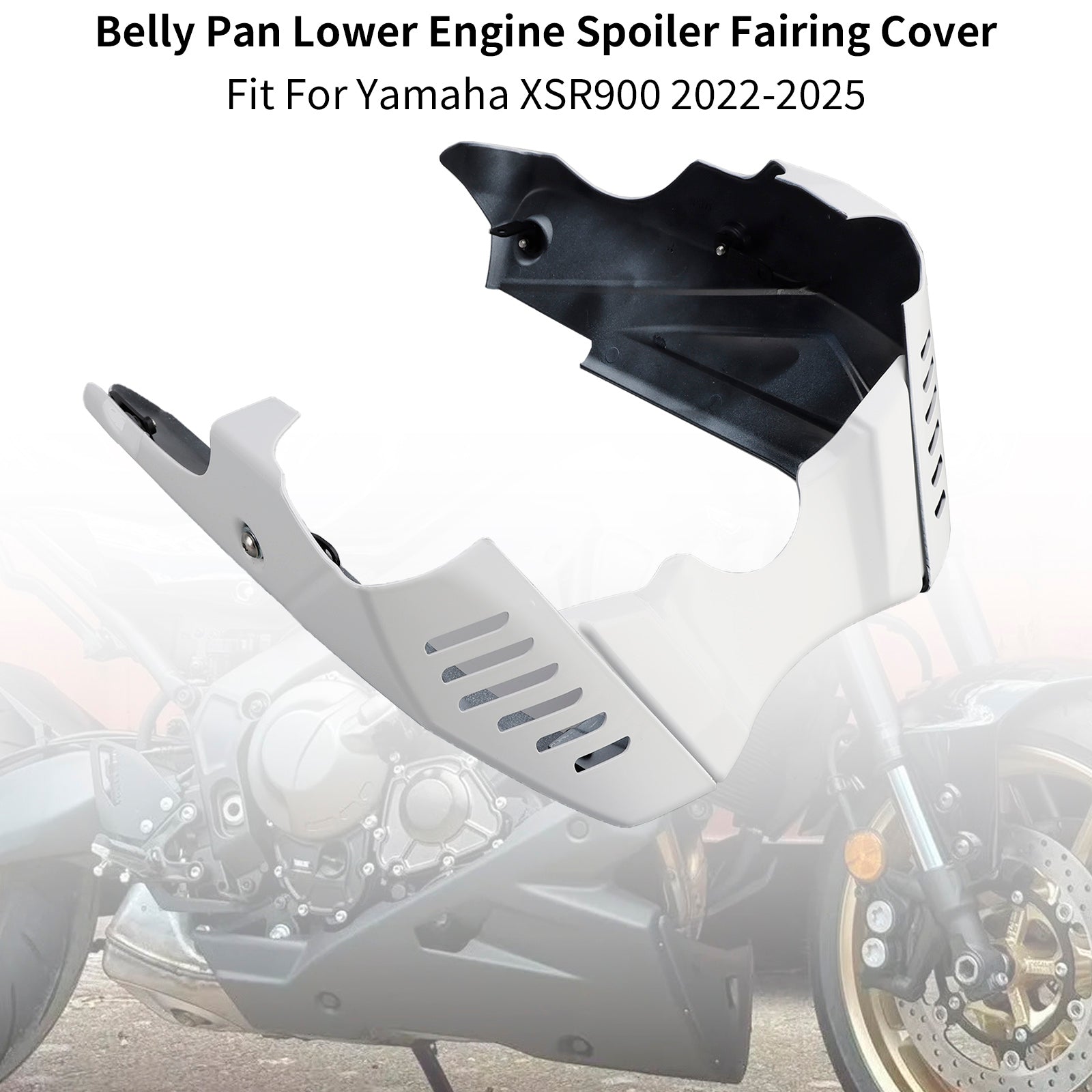 2022-2025 Yamaha XSR900 Belly Pan Lower Engine Spoiler Fairing Cover