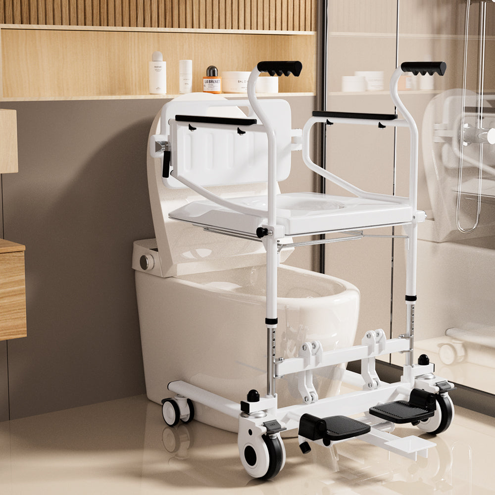 Patient Chair Transferred Lift Wheelchair Removable Split Type Wheelchair 250 lb