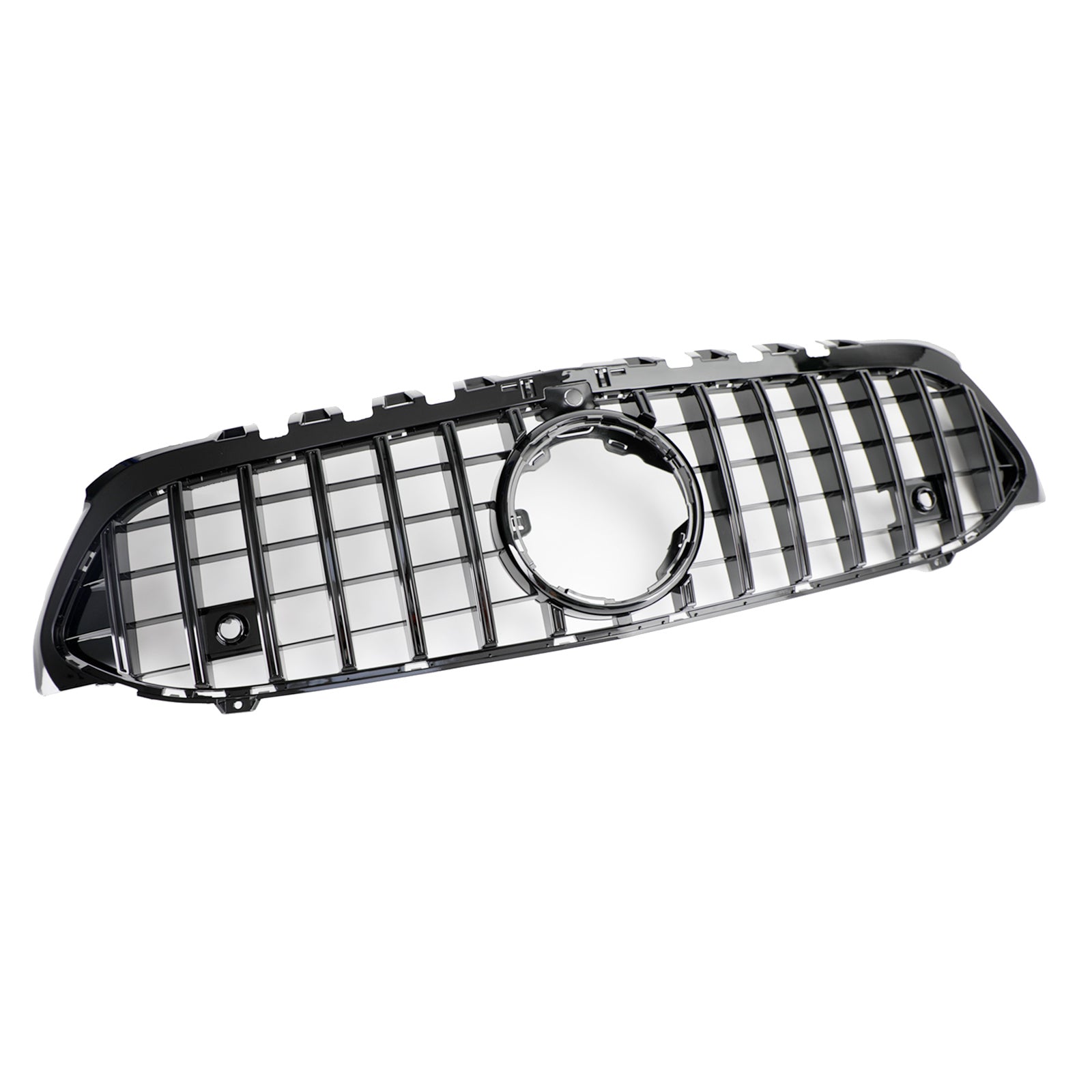 GT 스타일 프론트 범퍼 그릴 메르세데스 벤츠 A-클래스 W177 2019-2023 블랙