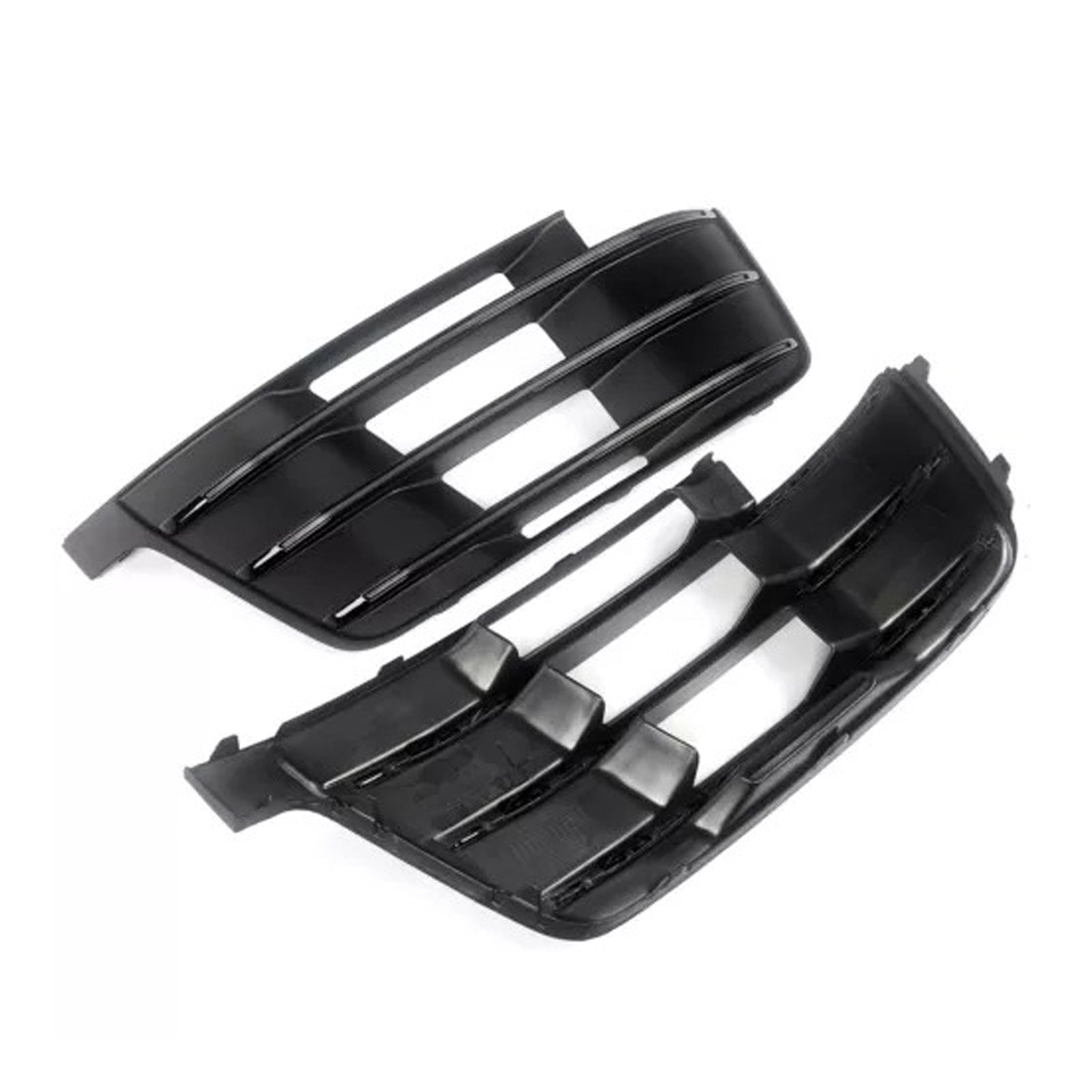 2016-2019 Audi Q7 S-Line 2X Original Car Front Bumper Fog Light Grilles 4M0807681D 4M0807682D