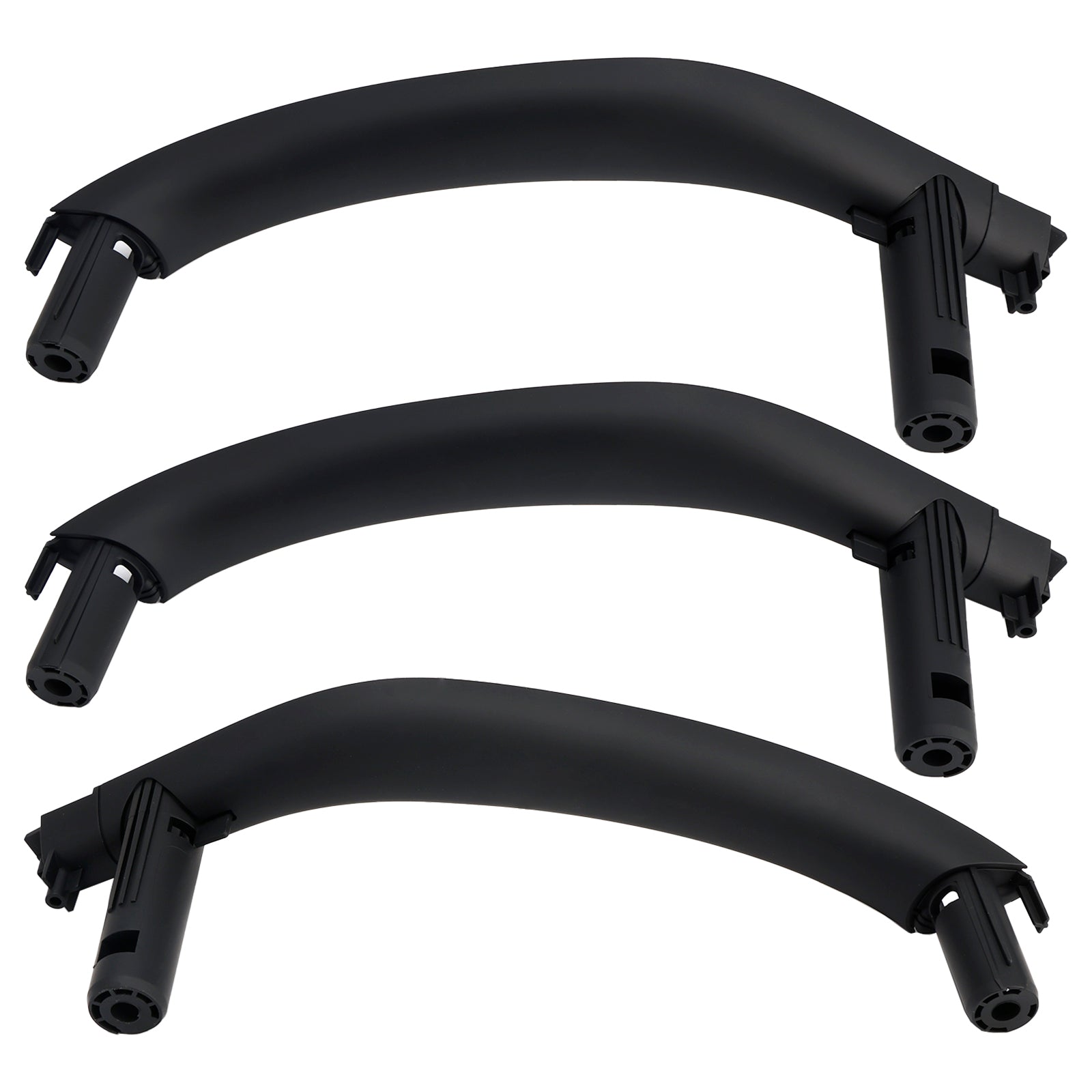 RHD 3PC Interior Door Handle Pull Cover For BMW X5 F15 X6 F16 2014-2018