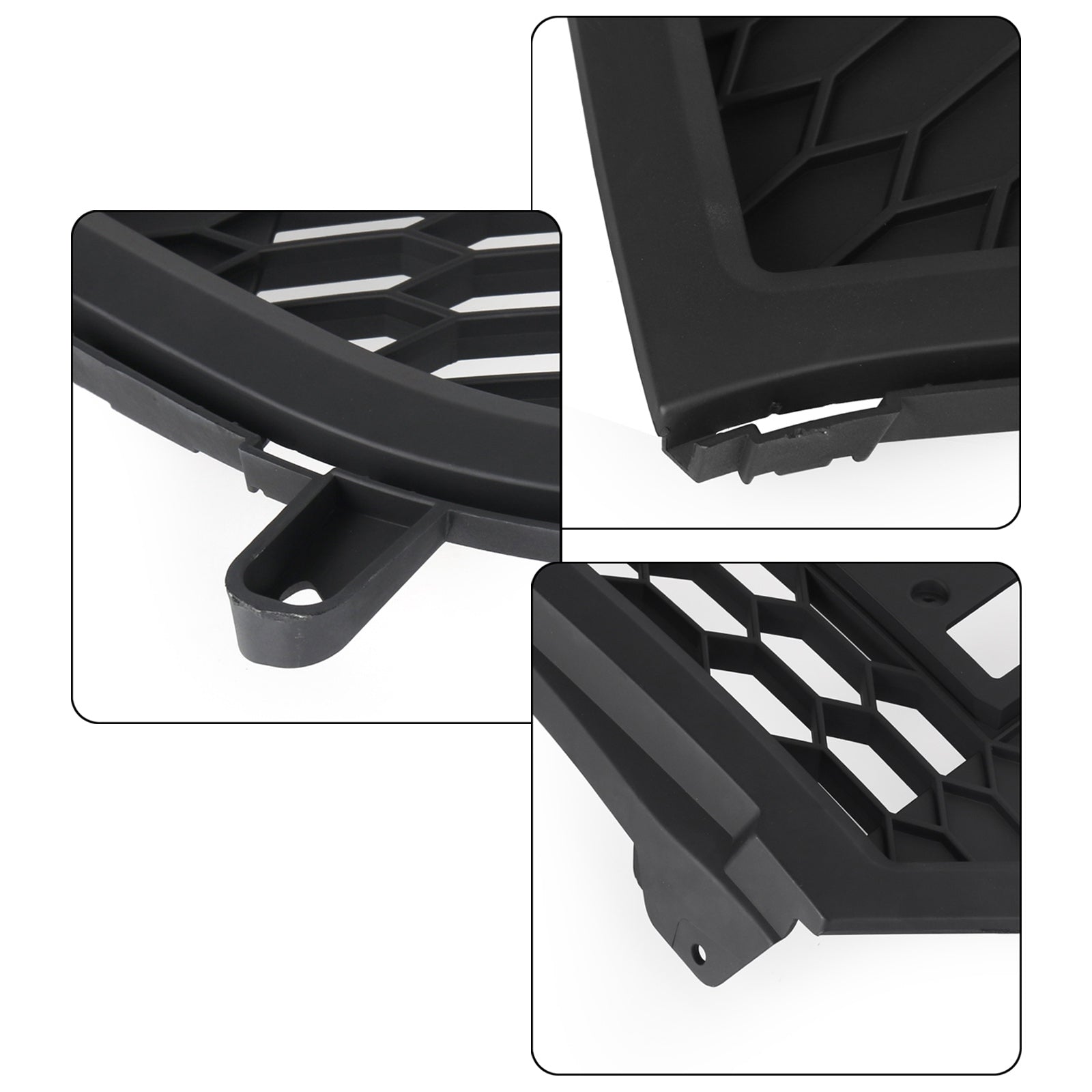 Raptor Style Front Bumper Grill Upper Grille Fit Ford Edge 2015-2018 Black