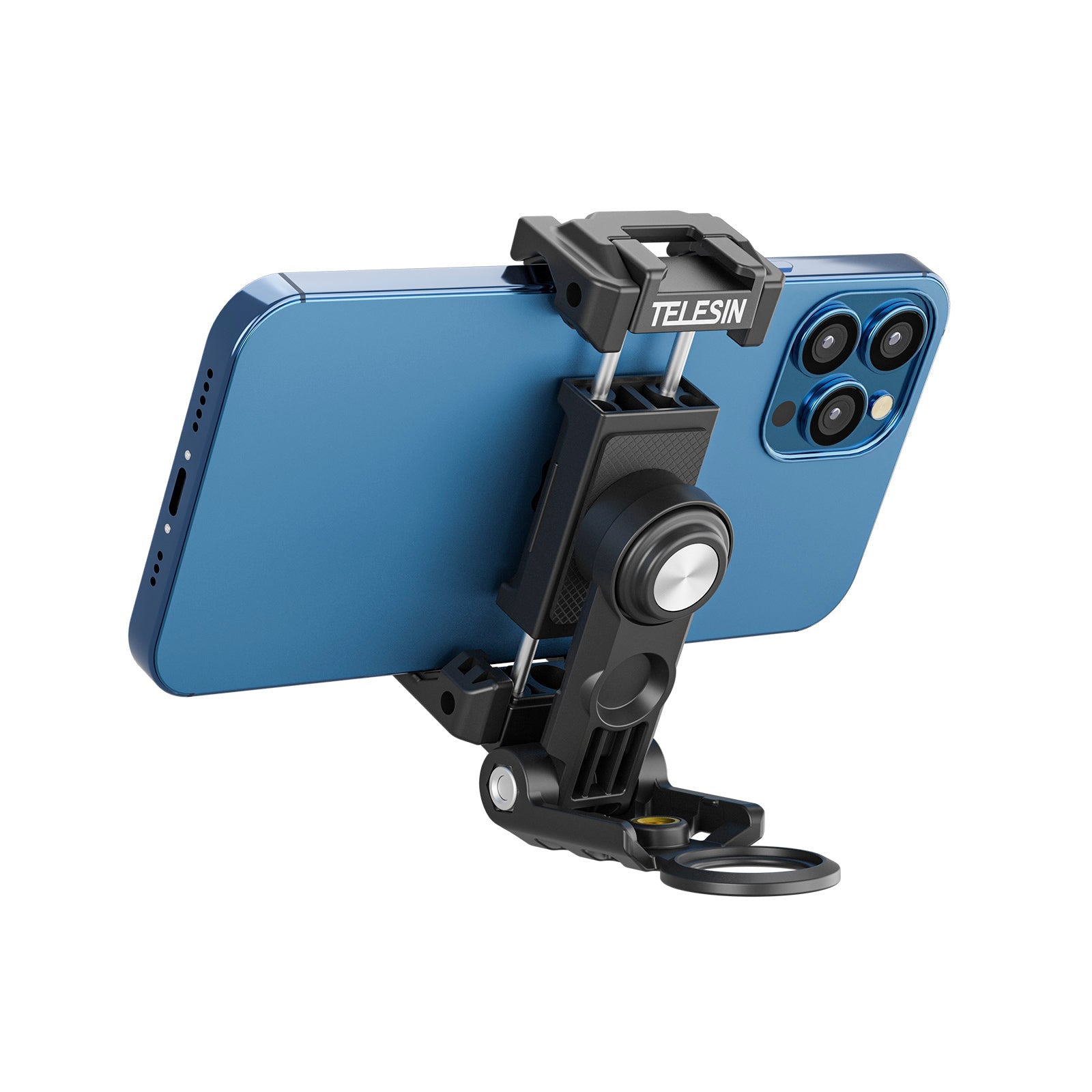 Phone Holder 360Degree Rotating Expandable Fill Light Mobile Phone Desktop Stand