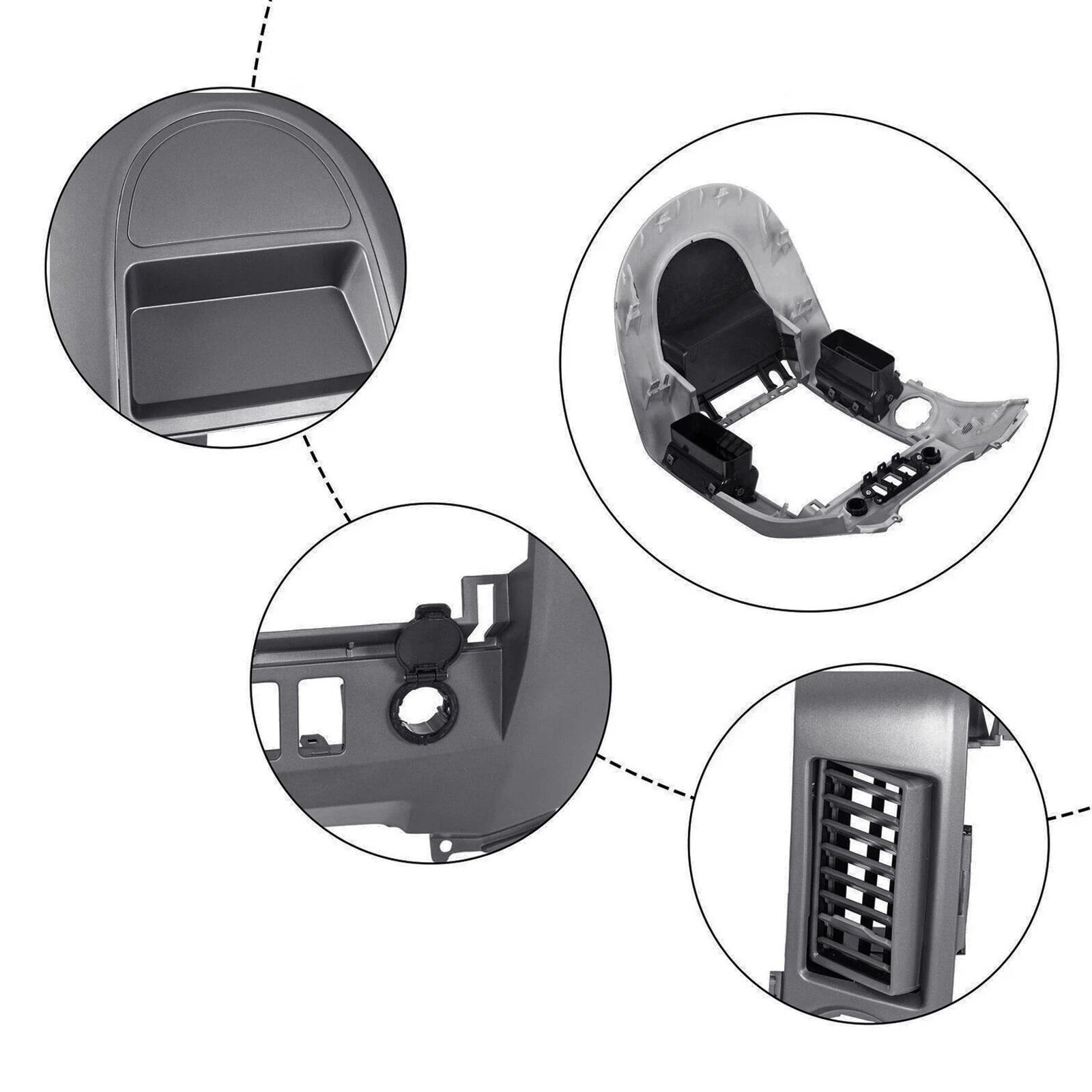 2004-2006 For Nissan Titan SE & XE WITHOUT center speaker Center Dash Radio Bezel Instrument Panel 68257-7S000