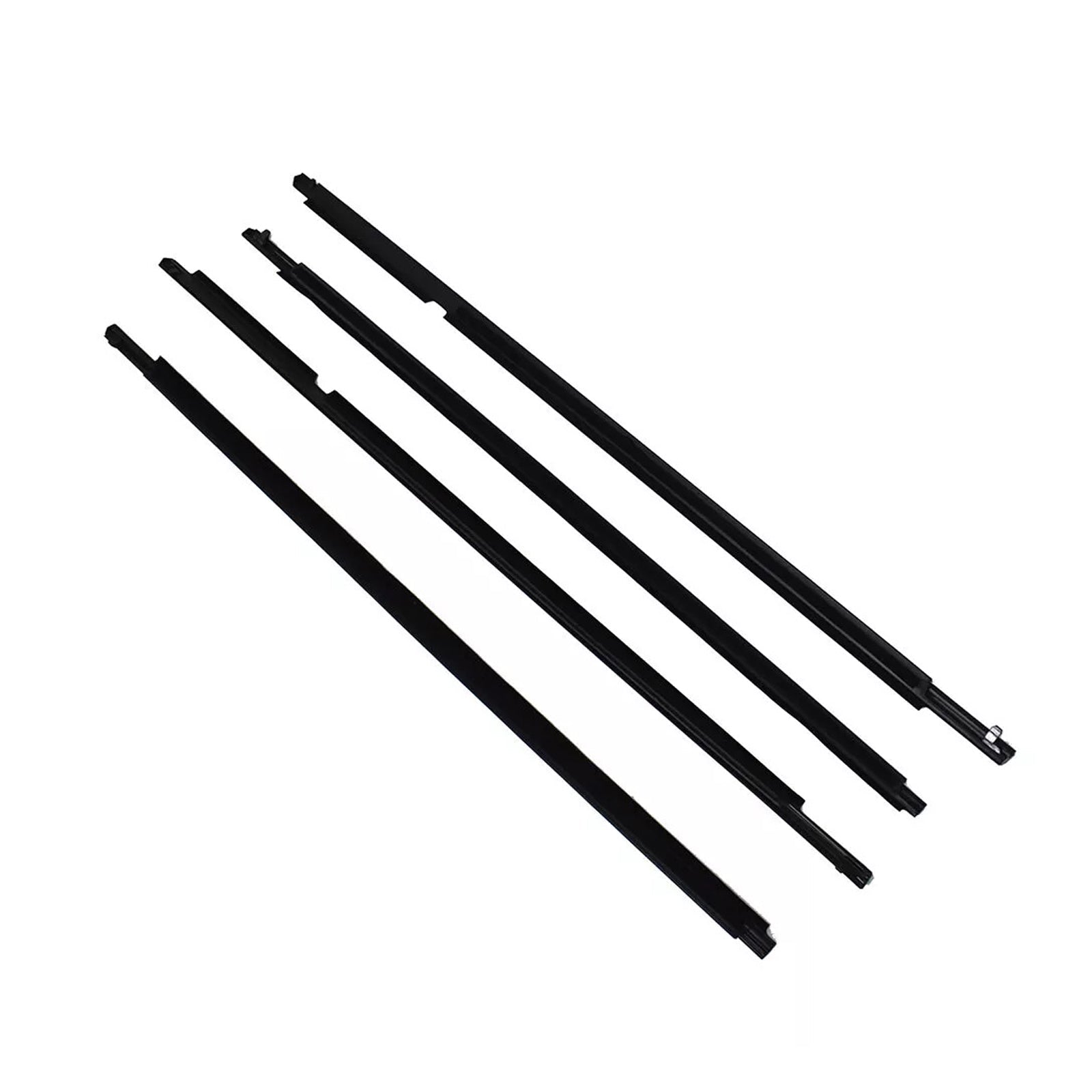 2008-2010 Toyota Highlander 4Pcs Weatherstrip Window Moulding Trim Seal Belt