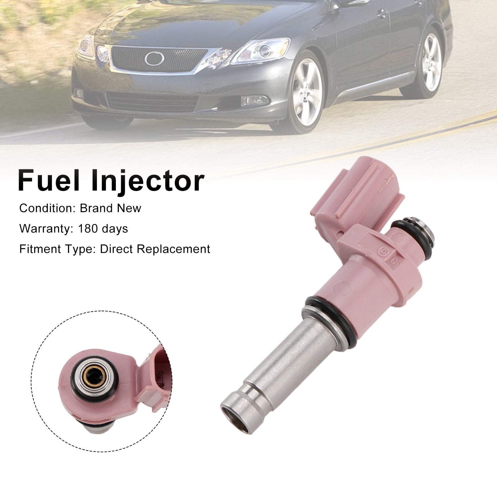 1PCS Fuel Injector 23250-31070 Fit Lexus GS350 3.5L V6 2007-2015 Fit RC350