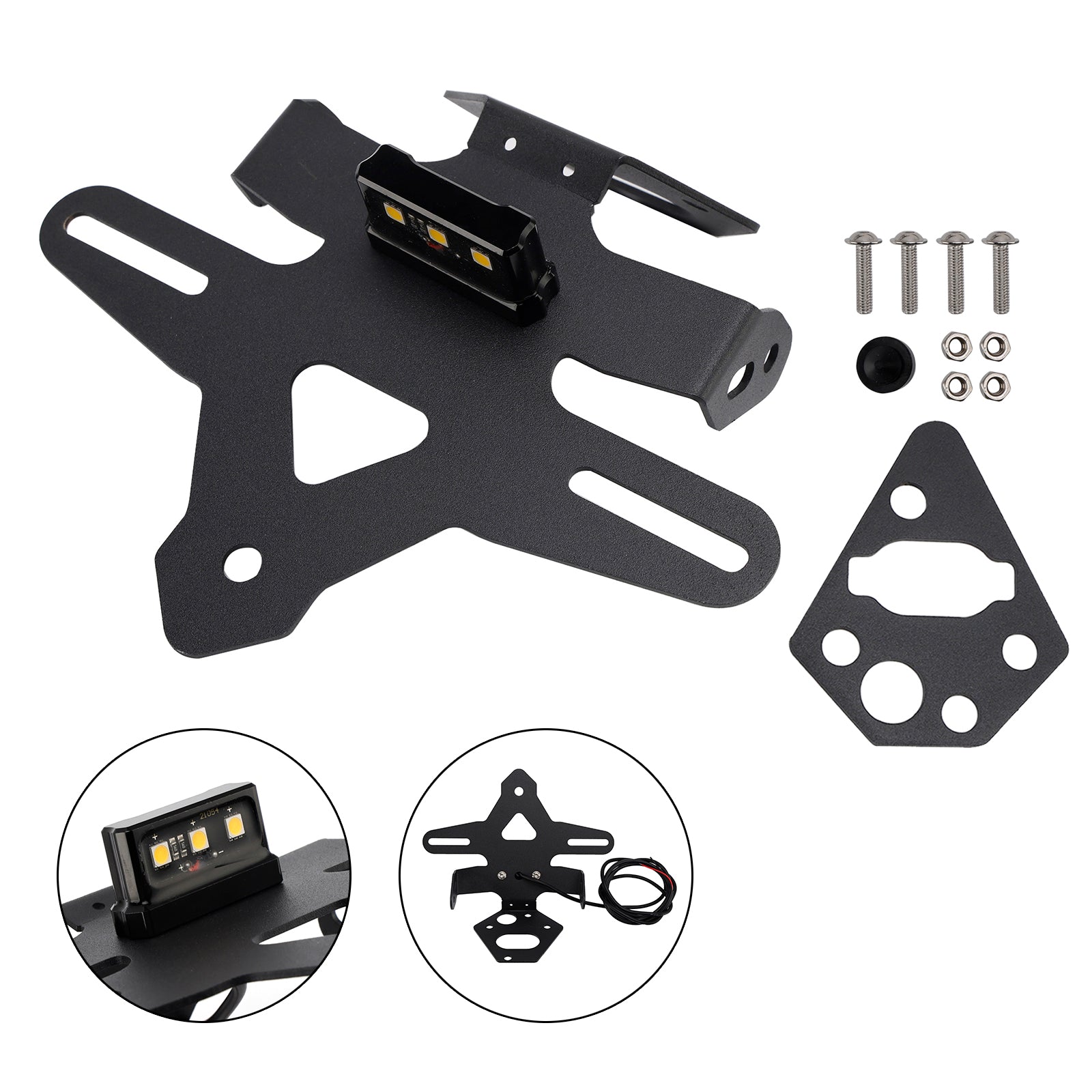 License Plate Holder Frame Bracket fit for Street Triple 765 R/RS 2020-2025