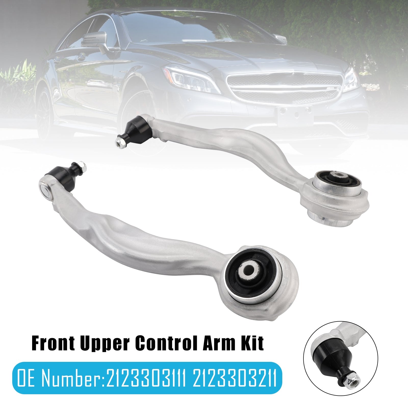 2014-2016 Mercedes Benz E250 Bluetec 4Matic Front Upper Control Arm Kit 2123303111 2123303211