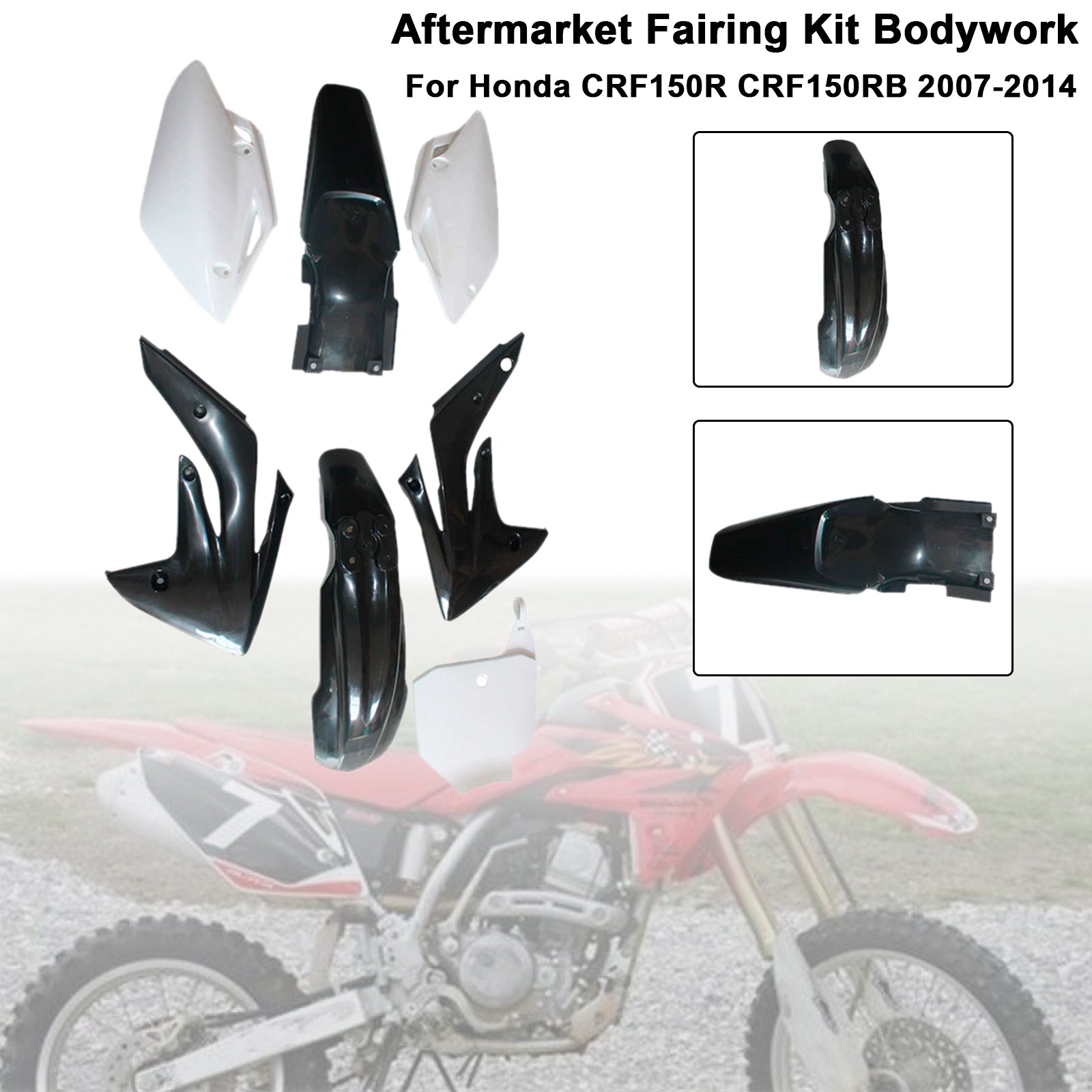 2007-2014 Honda CRF150R/RB Body Plastic Kit Fender Fairing