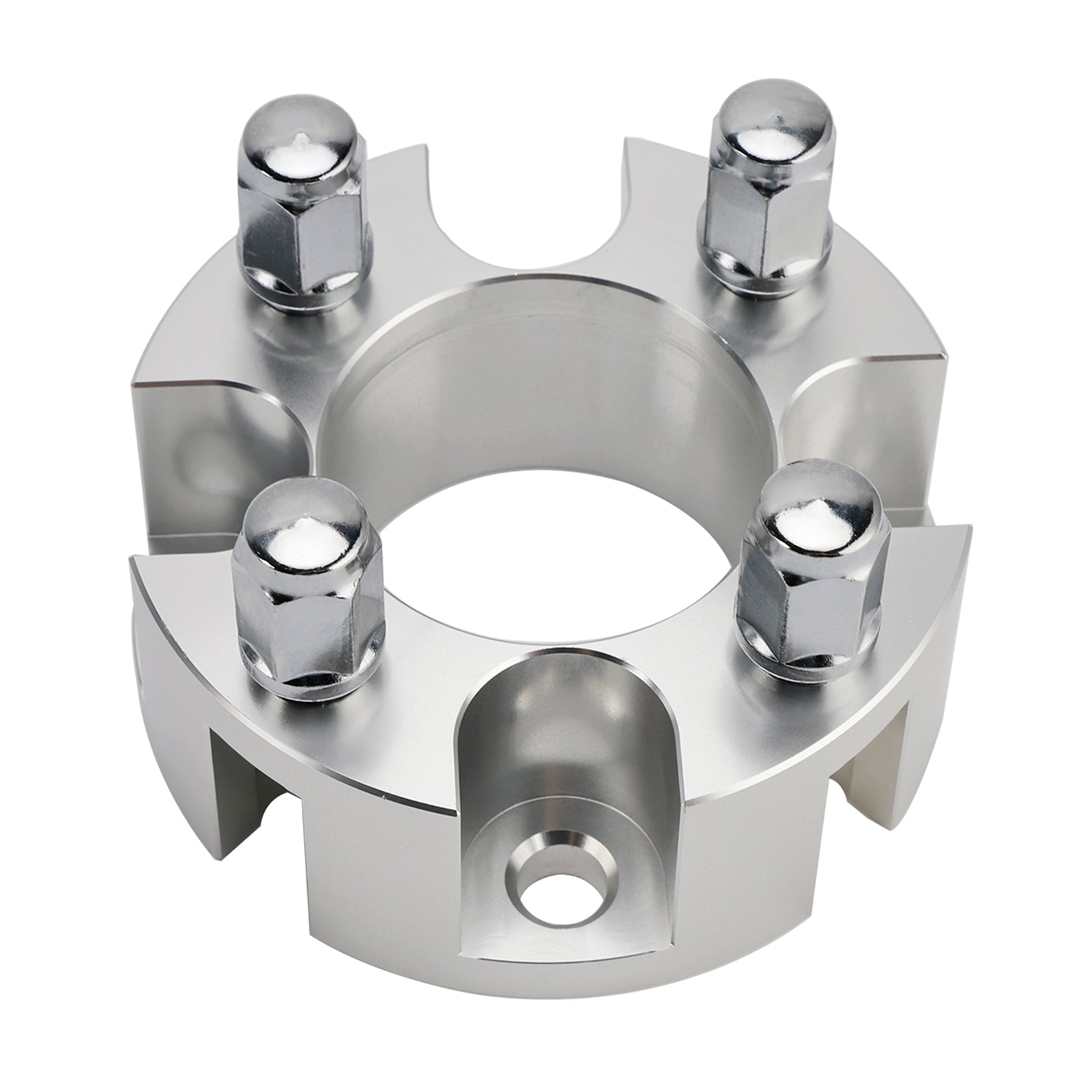 Yamaha Club Car Ezgo 2" Wheel Spacers Kit Cable Golf Carts Lug Nuts Silver