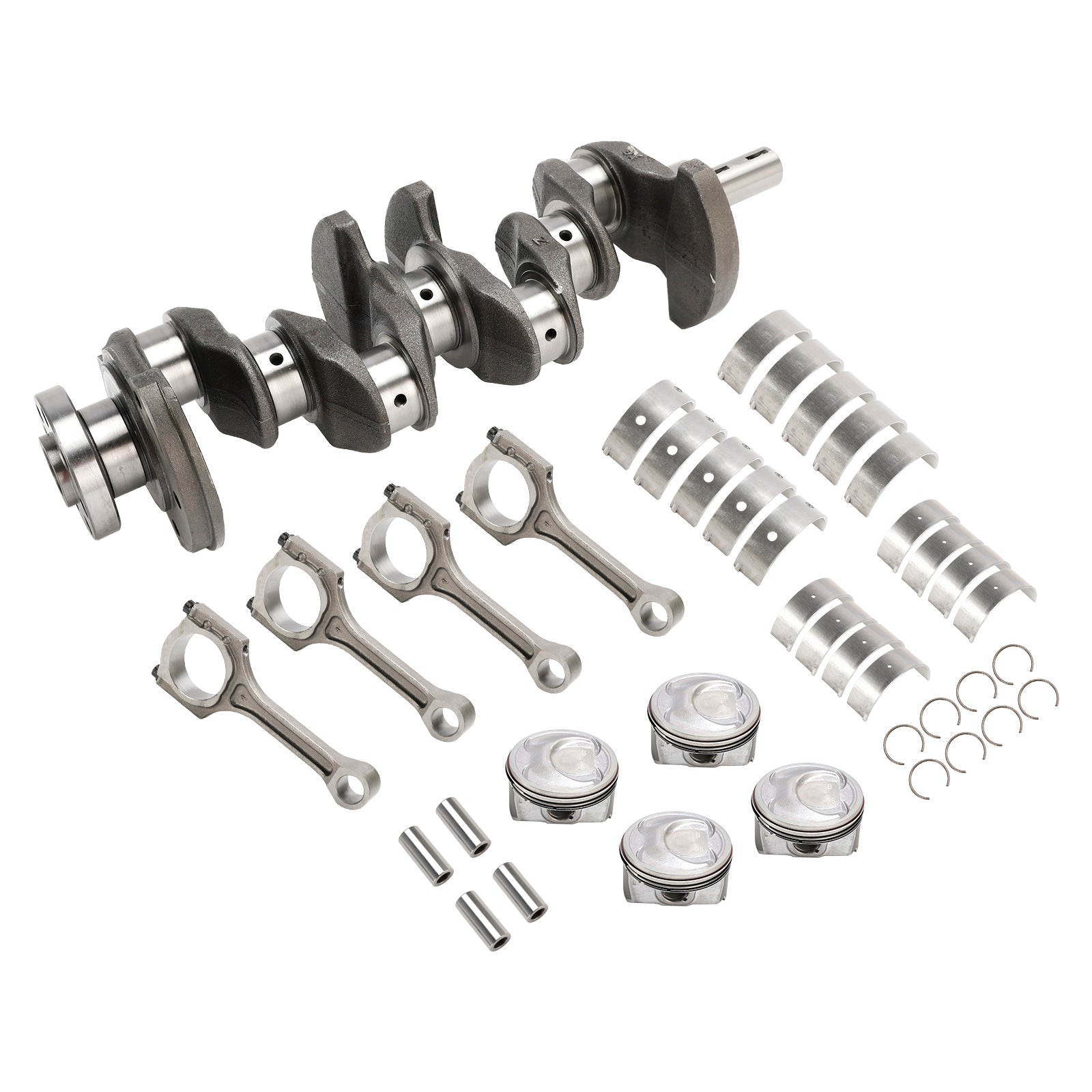 현대 산타페 2006-2012 G4KD 2.0L 엔진 크랭크 샤프트로드 피스톤 키트 및 베어링 세트