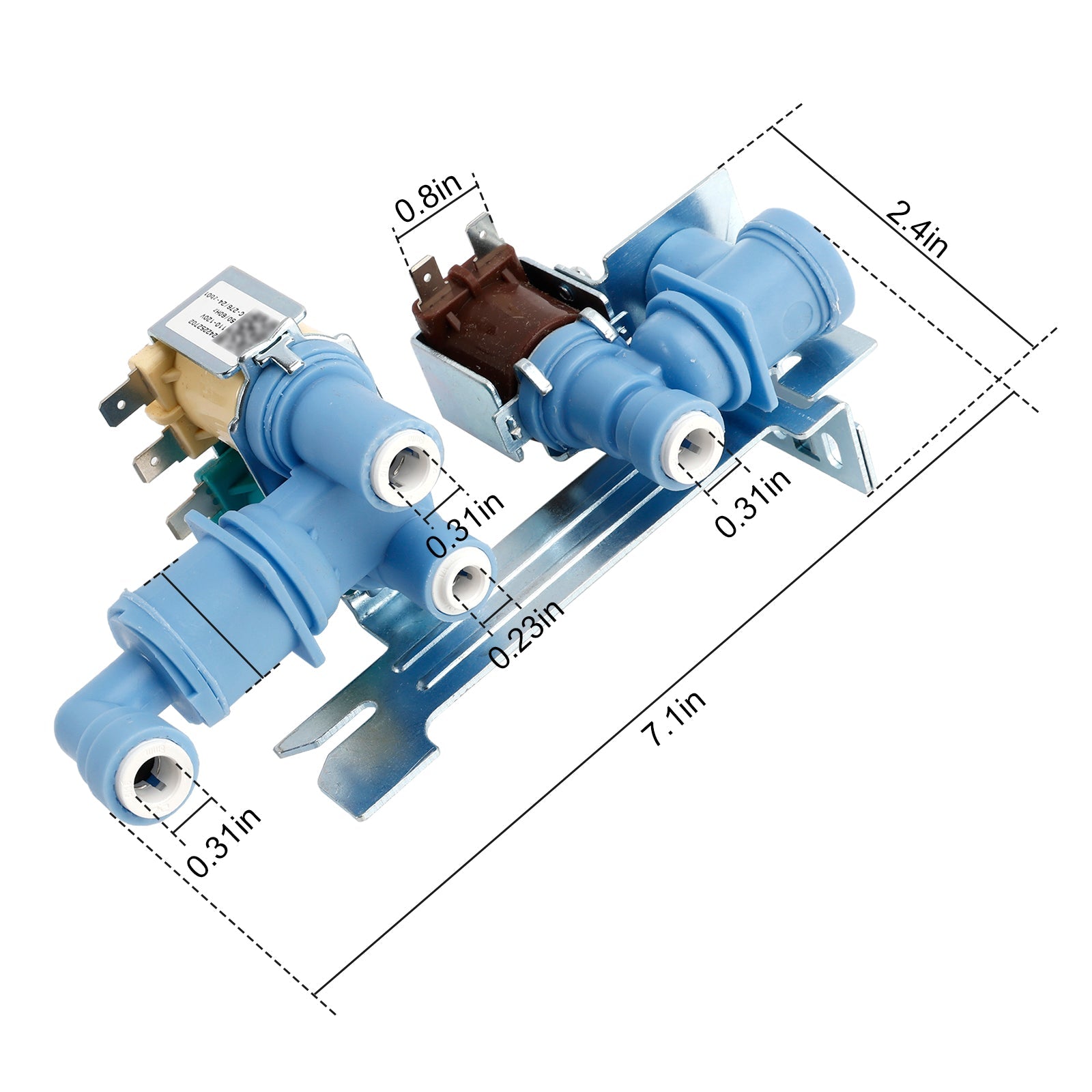 242252702 240531101 Electrolux Frigidaire용 Kenmore용 물 유입 밸브