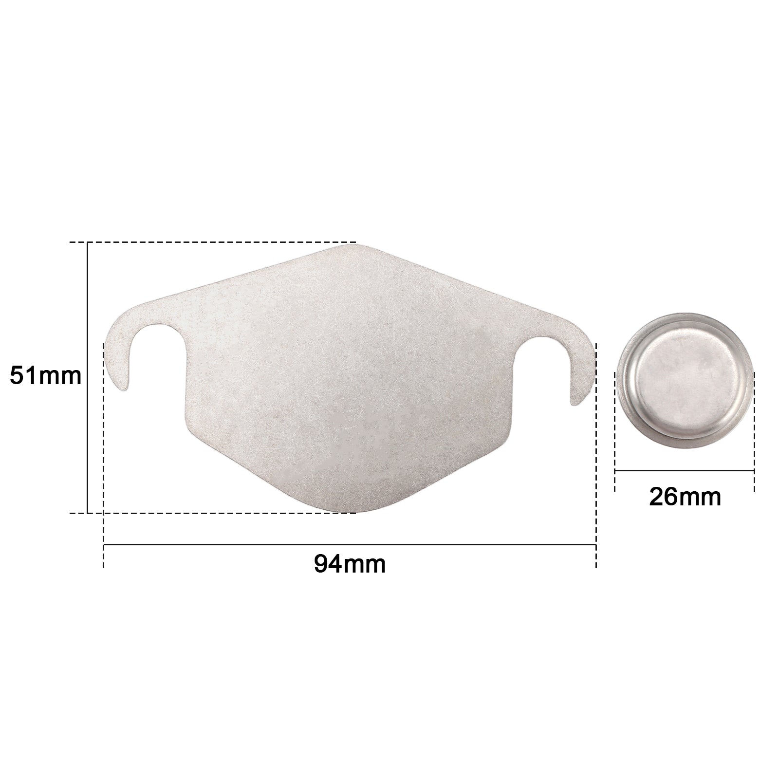 EGR Valve Blank Plate for BMW N47N N57N B37 B47 B57 116 118 120 125 318 320 520