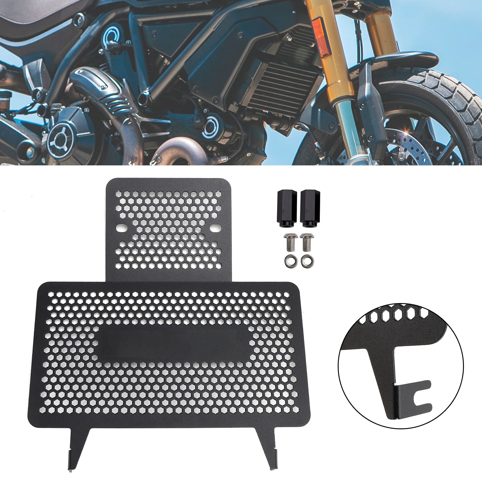 2018-2025 DUCATI Scrambler 1100 Radiator Guard Protector Radiator Cover
