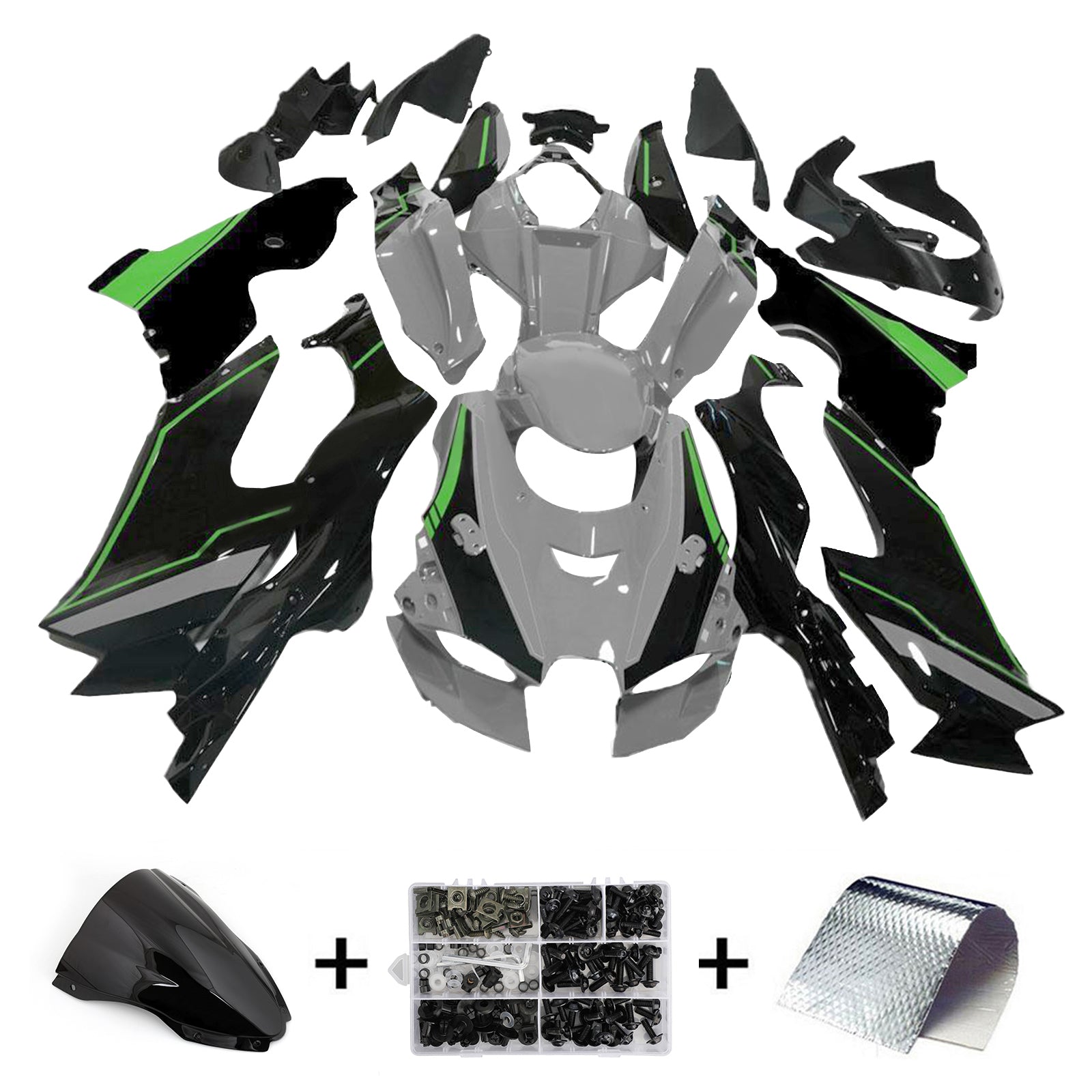 Kawasaki ZX-10R ZX-10RR 2021-2025 Fairing Kit Bodywork ABS