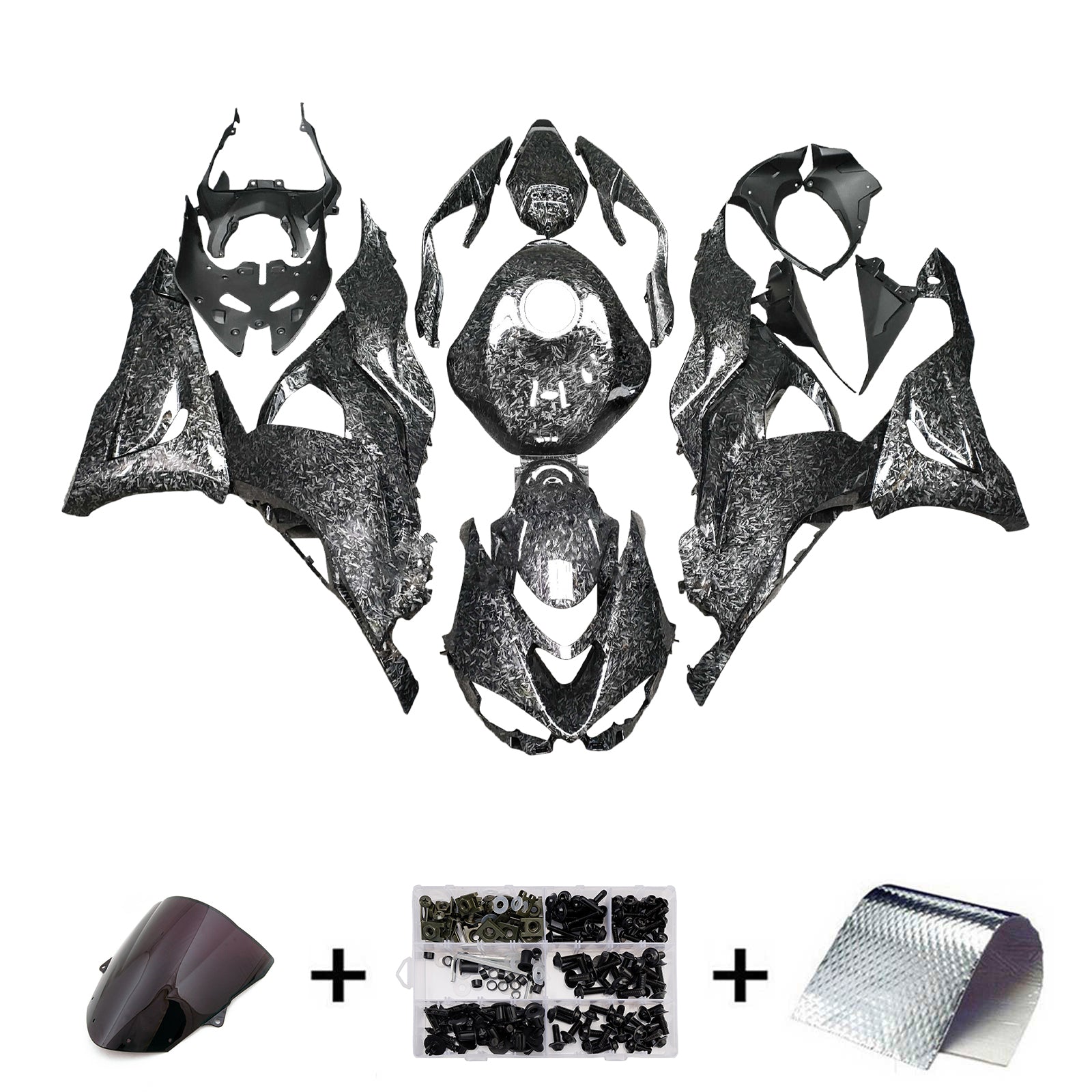 Injection Fairing Kit Bodywork Plastic ABS fit For Kawasaki ZX-6R 2024-2025