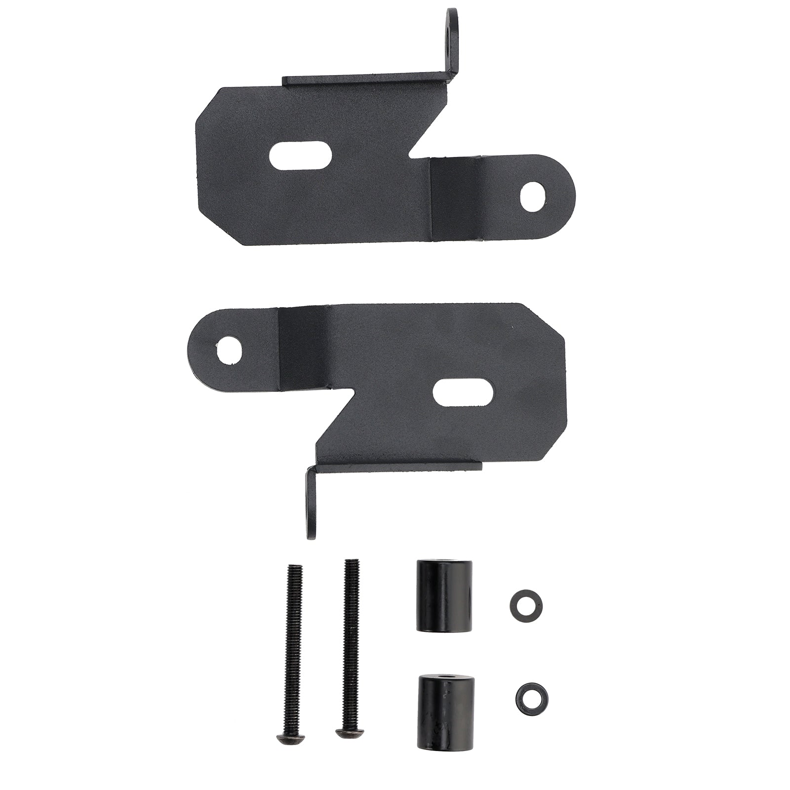 2018-2019Jeep Wrangler JL 7318 A-Pillar Black Light Mount Brackets