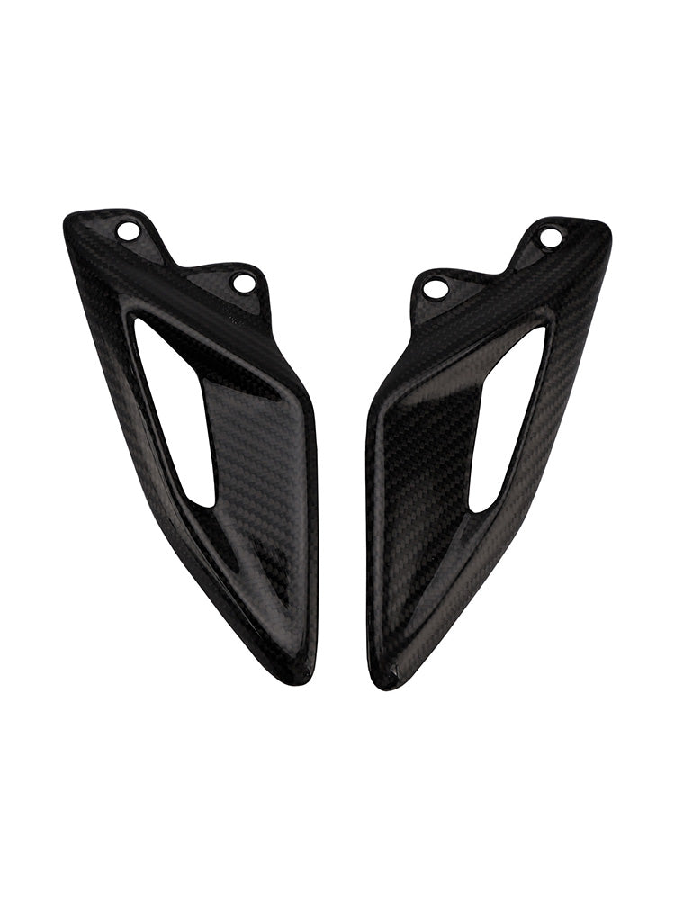 Real Carbon Fiber Foot Protection Board For Street Triple 765 RS 2016-2022