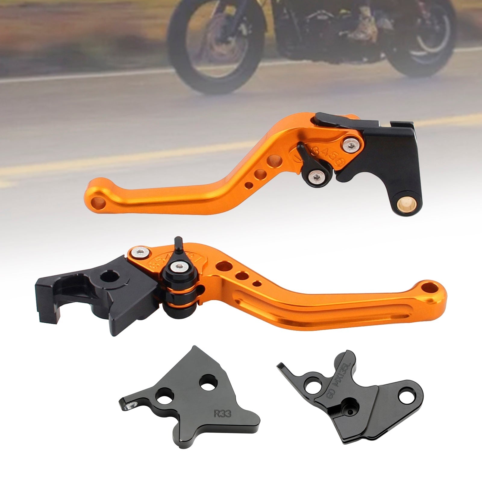 2005-2014 YAMAHA YBR125 NEW Short Clutch Brake Lever