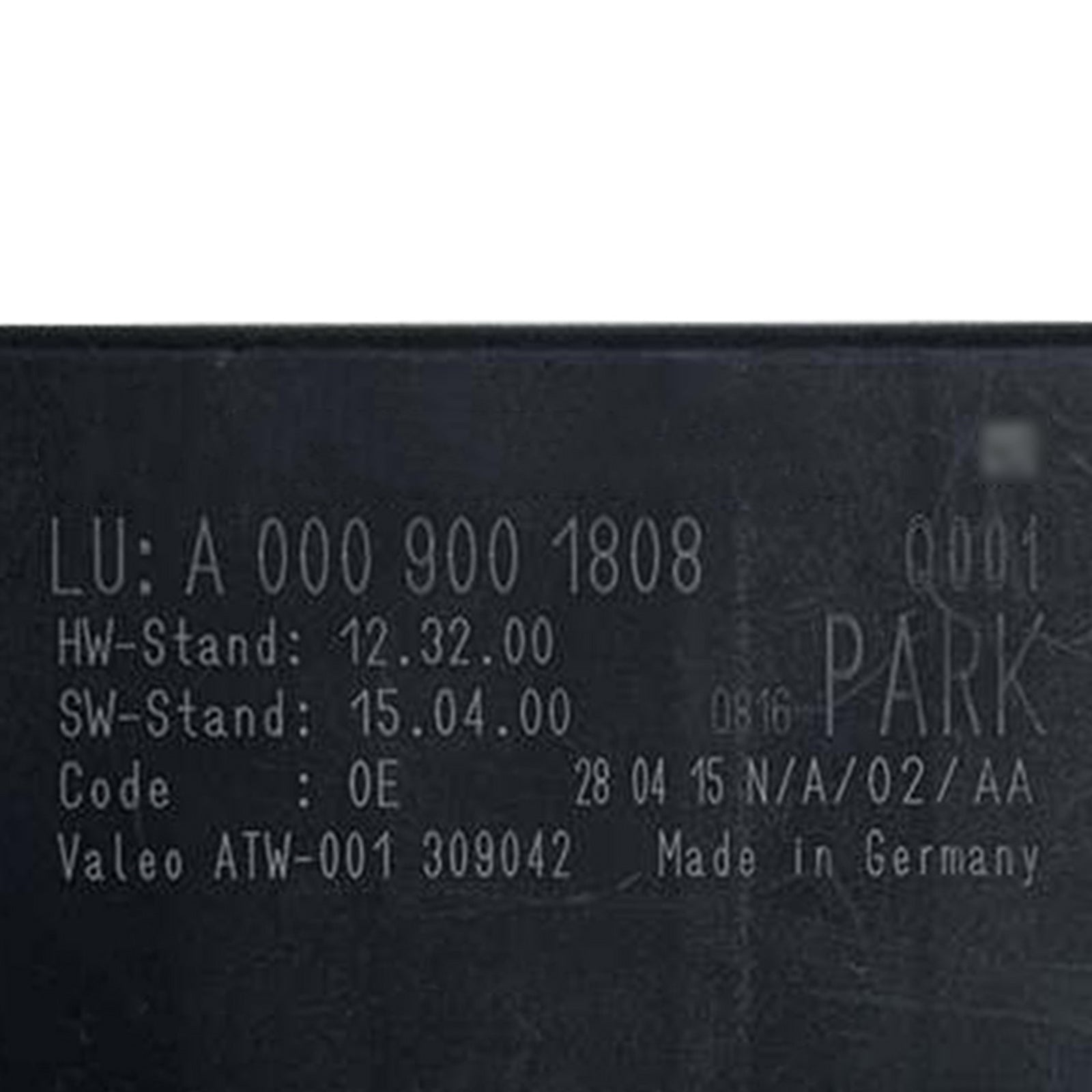 0009001808 Control Unit Parking Aid Control Module for Mercedes-Benz W205 C180