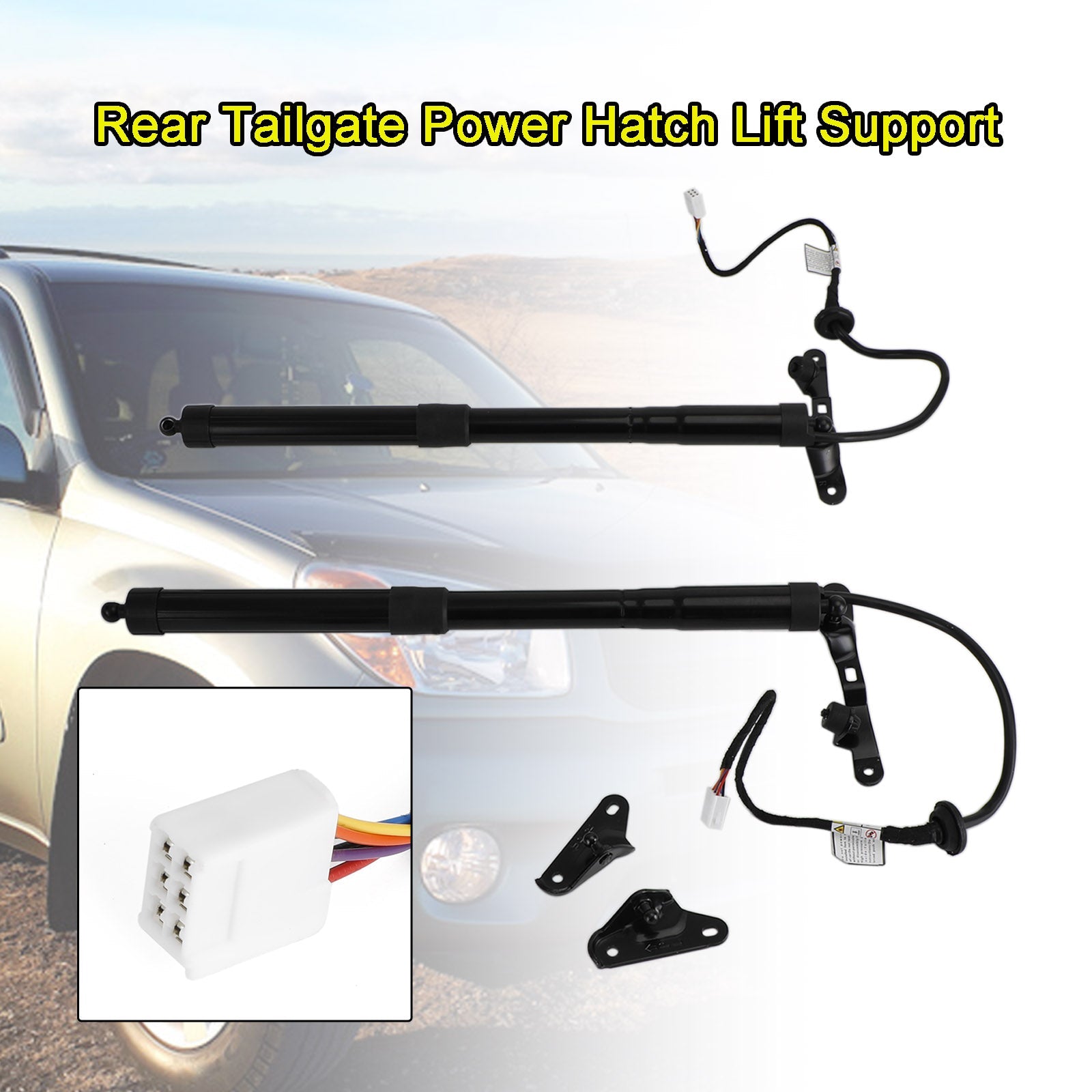 2015-2016 RAV4 4WD XLE (VIN: 2) Pair Power Liftgate Actuator Assembly 68920-09010