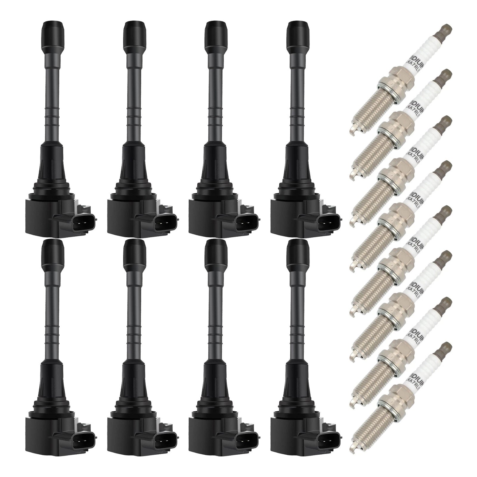 8X Ignition Coil & Spark Plug Kit UF650 For Infiniti QX80 5.6L V8 2014-2019