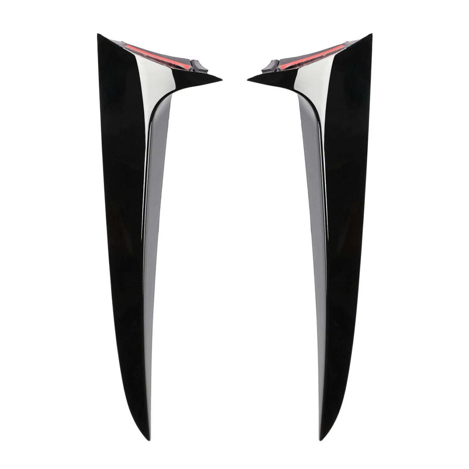 2011-2017 BMW X3 F25 Gloss Black Pair Rear Window Side Wing Spoiler