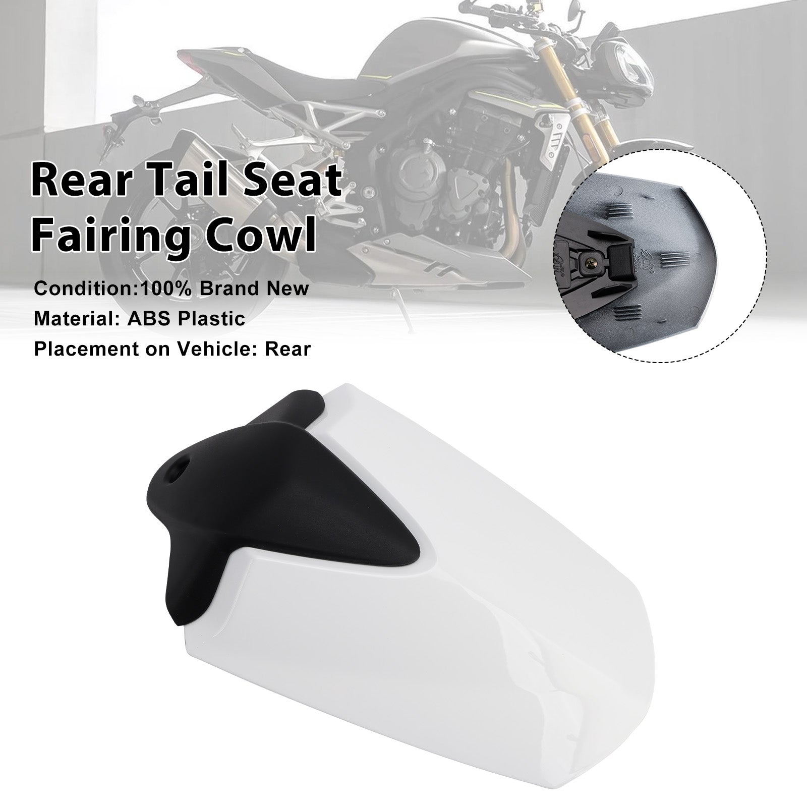 2021-2024 For Speed Triple 1200 RS Rear Tail Seat Fairing Cowl Cover