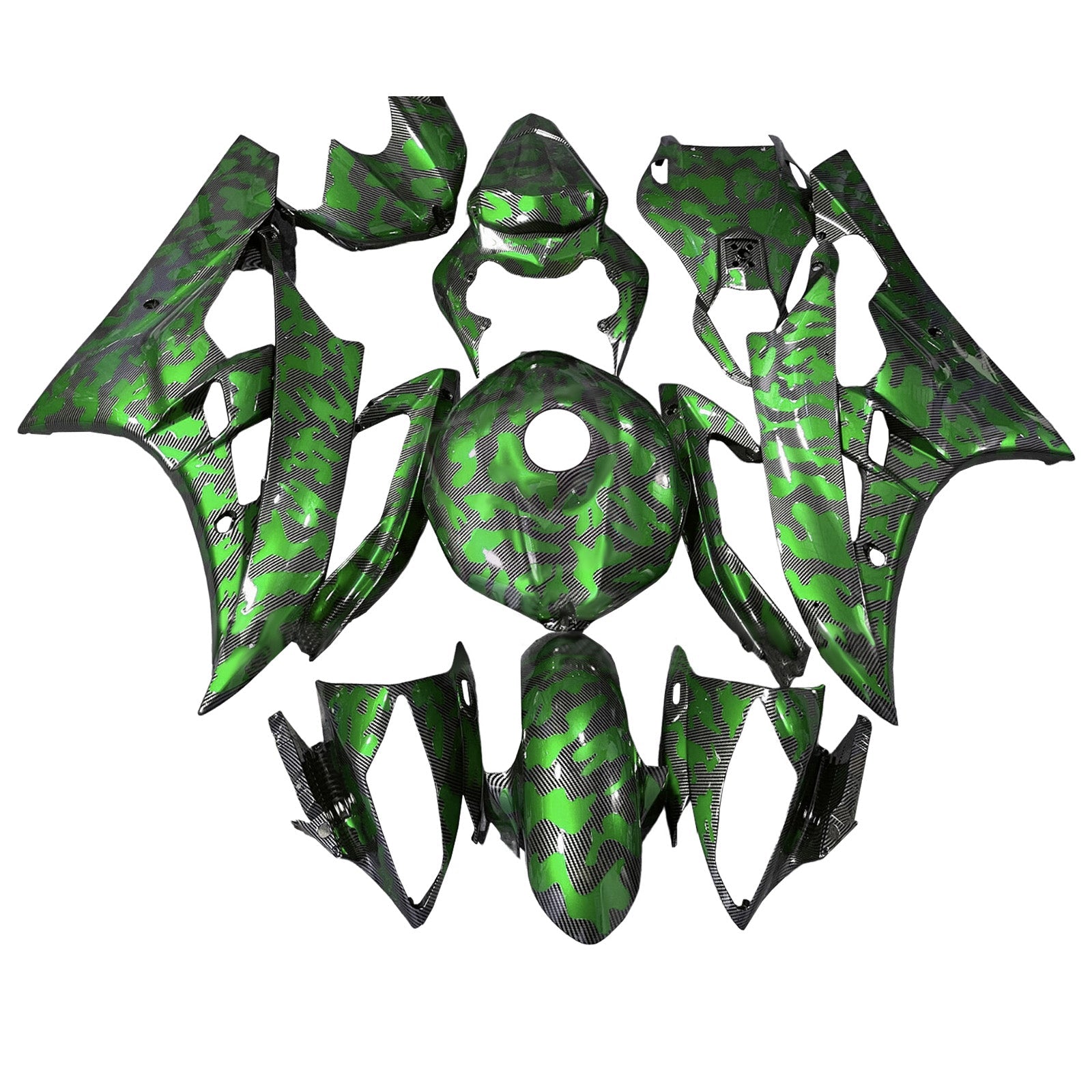 Injection Fairing Kit Bodywork Plastic ABS For Yamaha YZFR6 YZF-R6 2006-2007