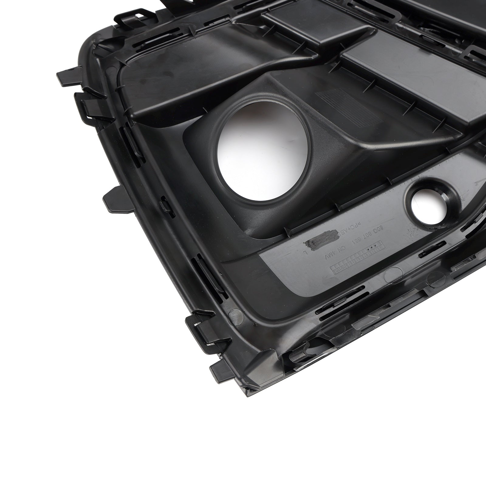 2021-2025 Audi Q5 SQ5 S-Line Black Front Fog Lamp Grille Grill Cover