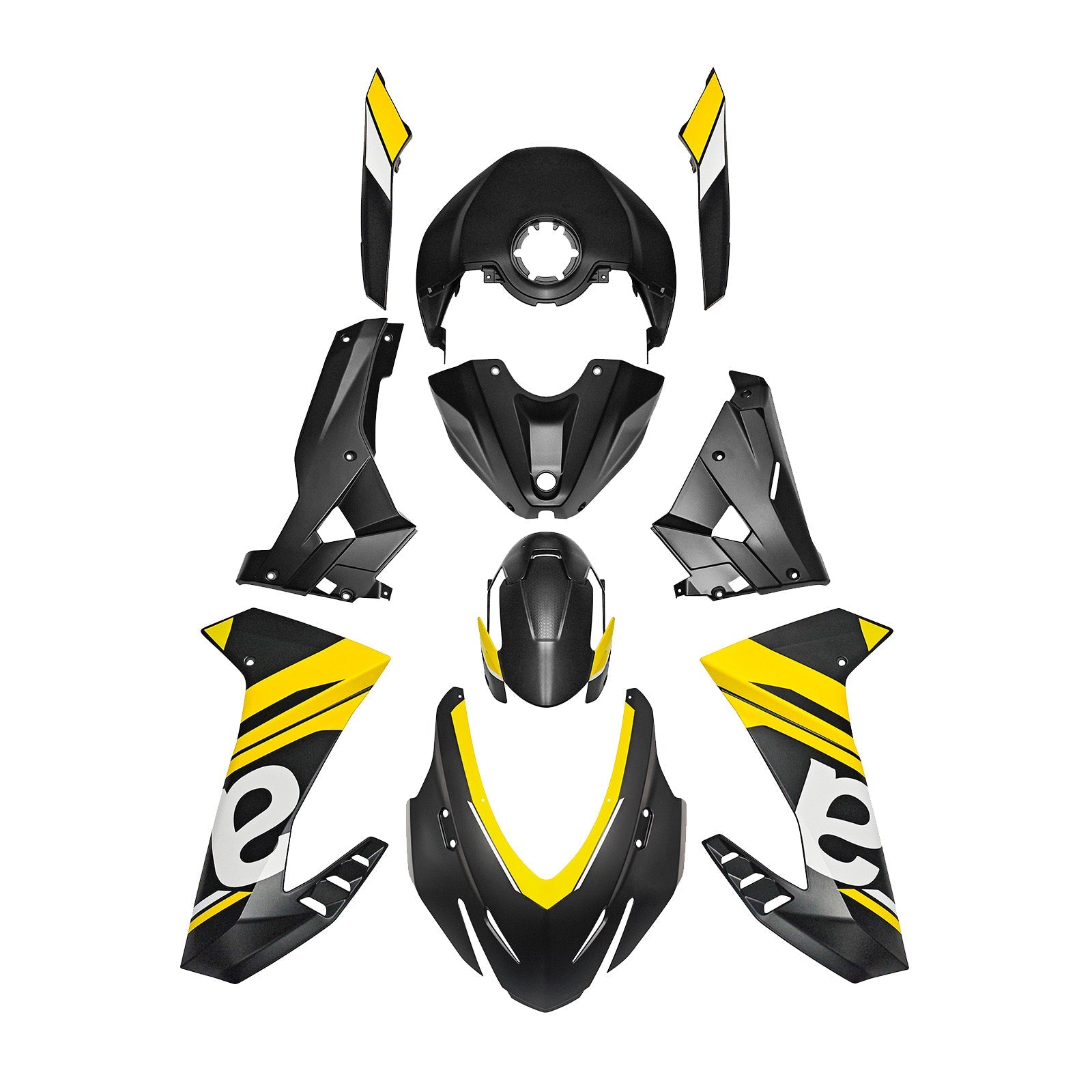 Injection ABS Plastic Bodywork Fairing Kit for Aprilia RS457 2024-2025 09#