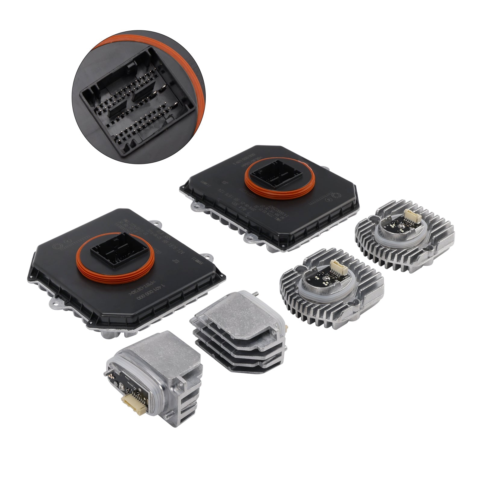 6PCS Adaptive LED Headlight Turn Signal DRL Module For BMW G30 530i 540i