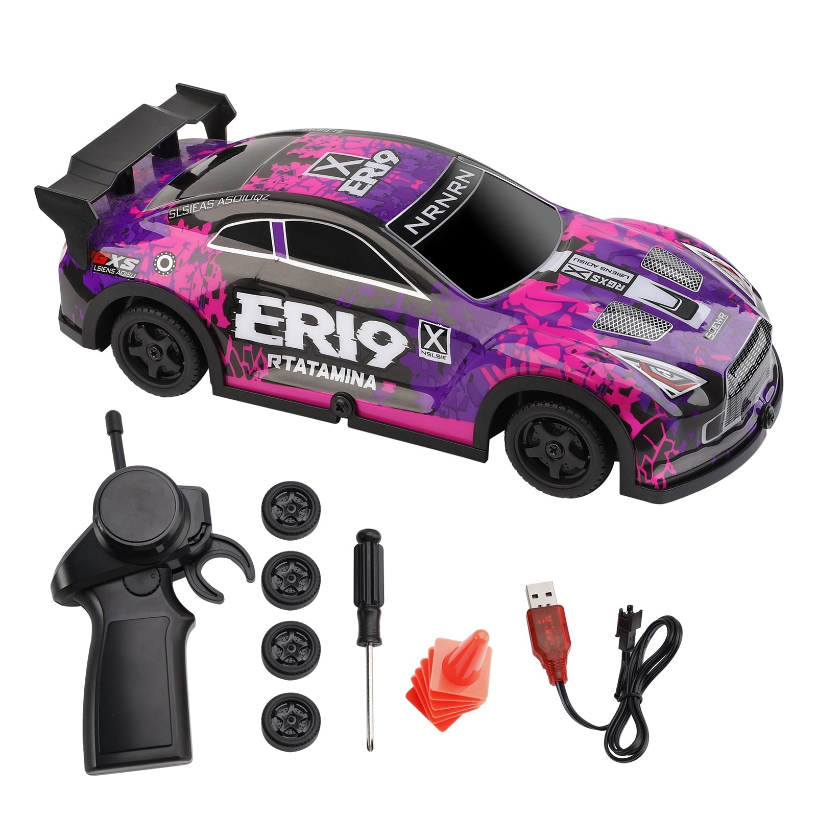 Wltoys 22206 RTR 1/22 2.4G 15km/h Racing Car Metal Chassis Toy Gift Purple