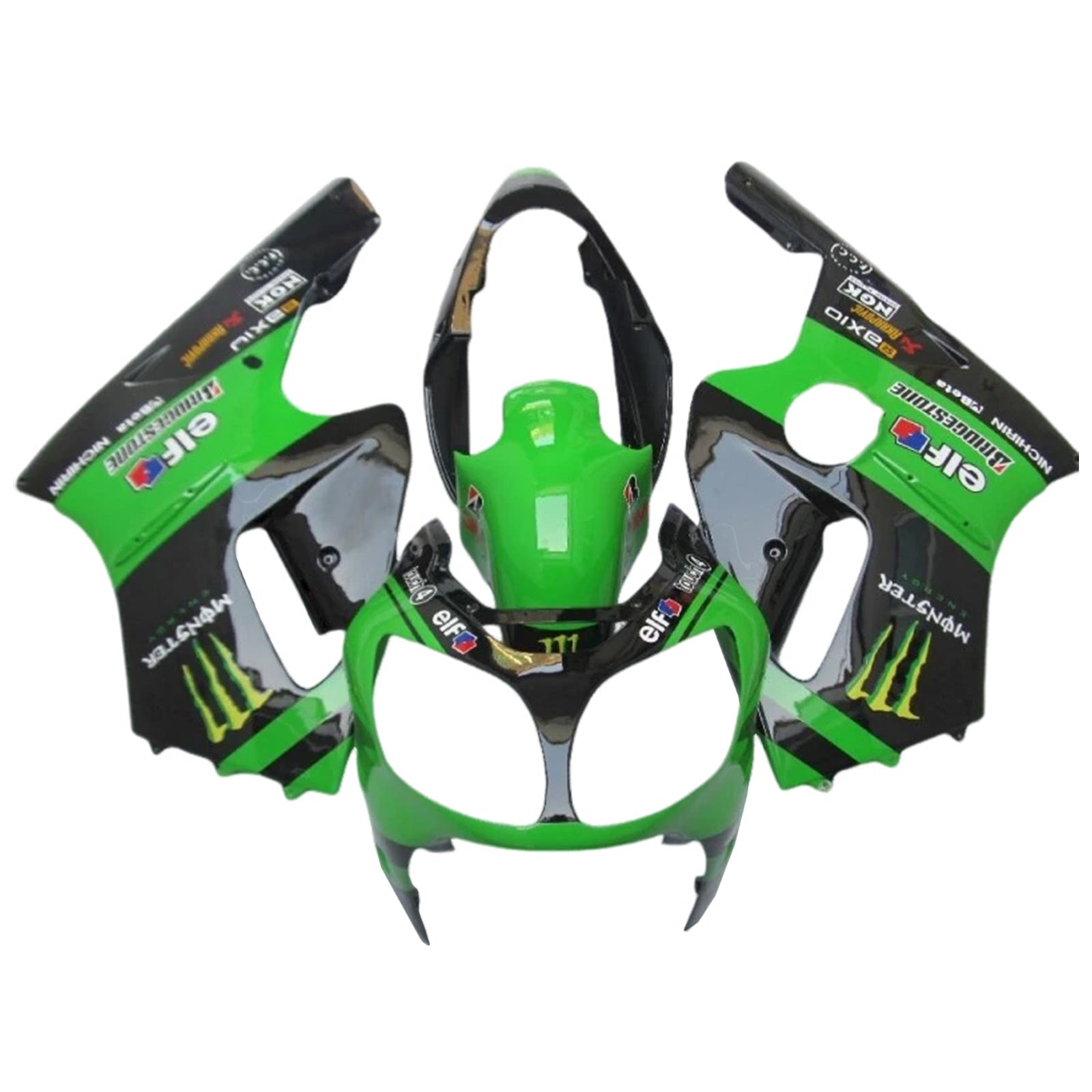 Kawasaki ZX12R 2000-2001 Fairing Kit Bodywork Plastic ABS