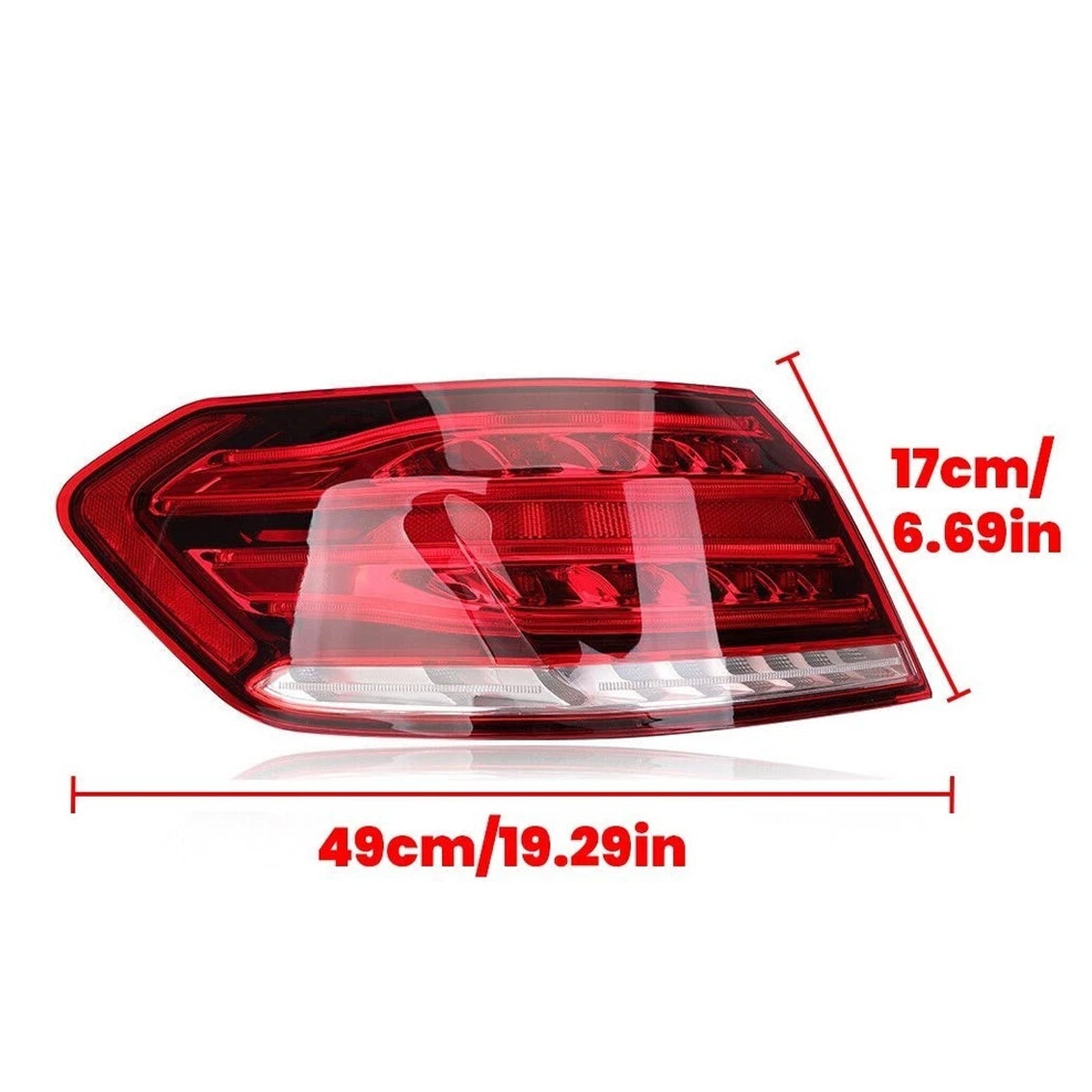 2014 Mercedes-Benz E250/E350/E400/E550/E63 AMG/E63 AMG S Left LED Outer Rear Tail Light Brake Lamp 2129060103 2129060757 2129060703