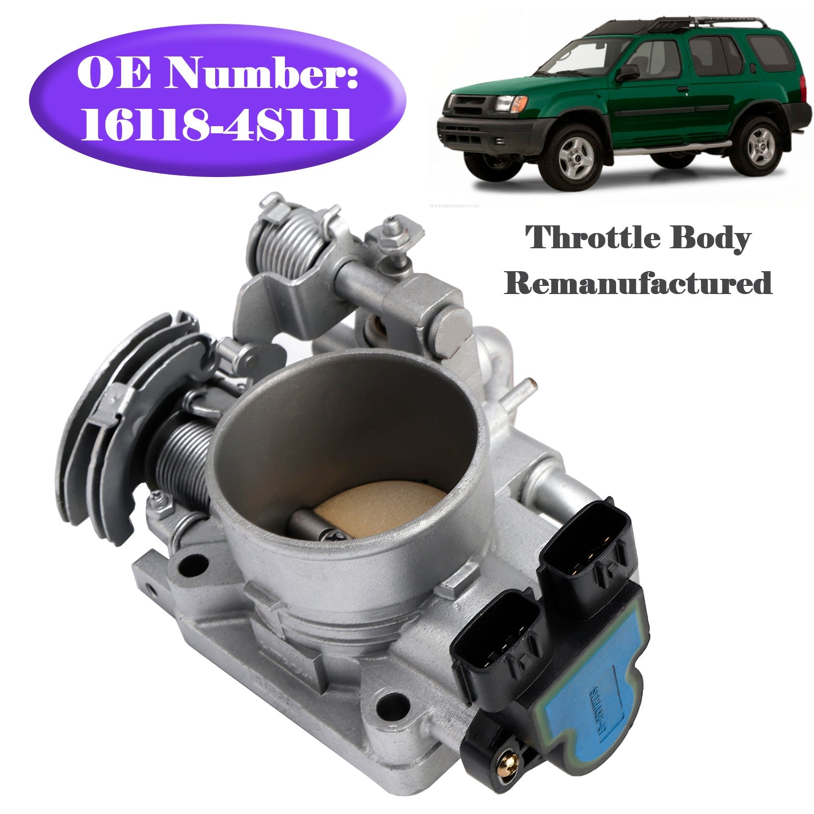 Throttle Body 16118-4S111 Fit For Nissan Frontier Xterra 3.3L 2000-2004