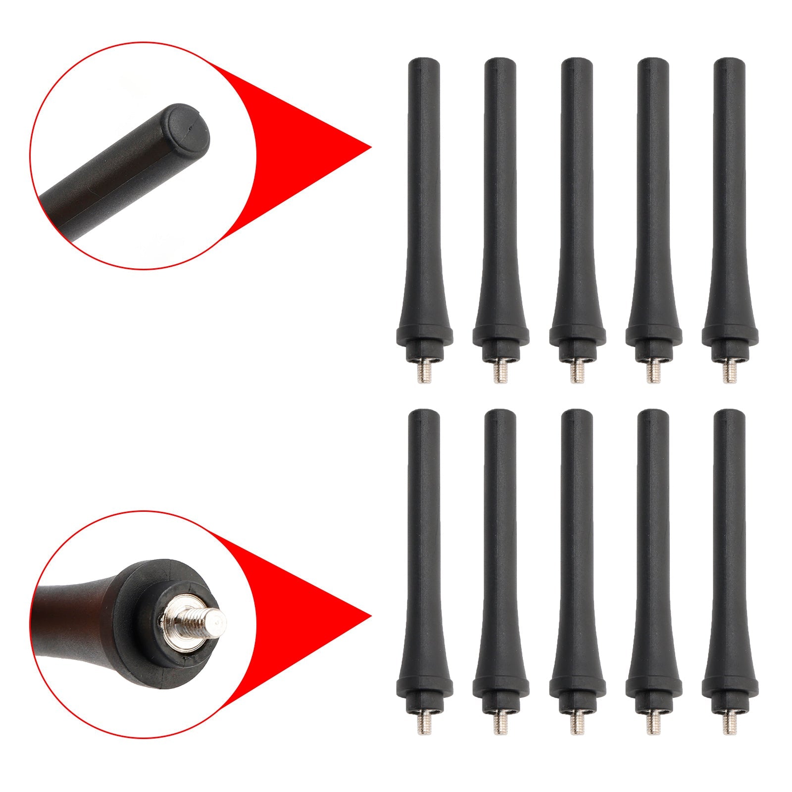 10x Radio 80mm HYT-TC310 Antenna 400-470Mhz for Hytera TC310 TC320 Walkie Talkie
