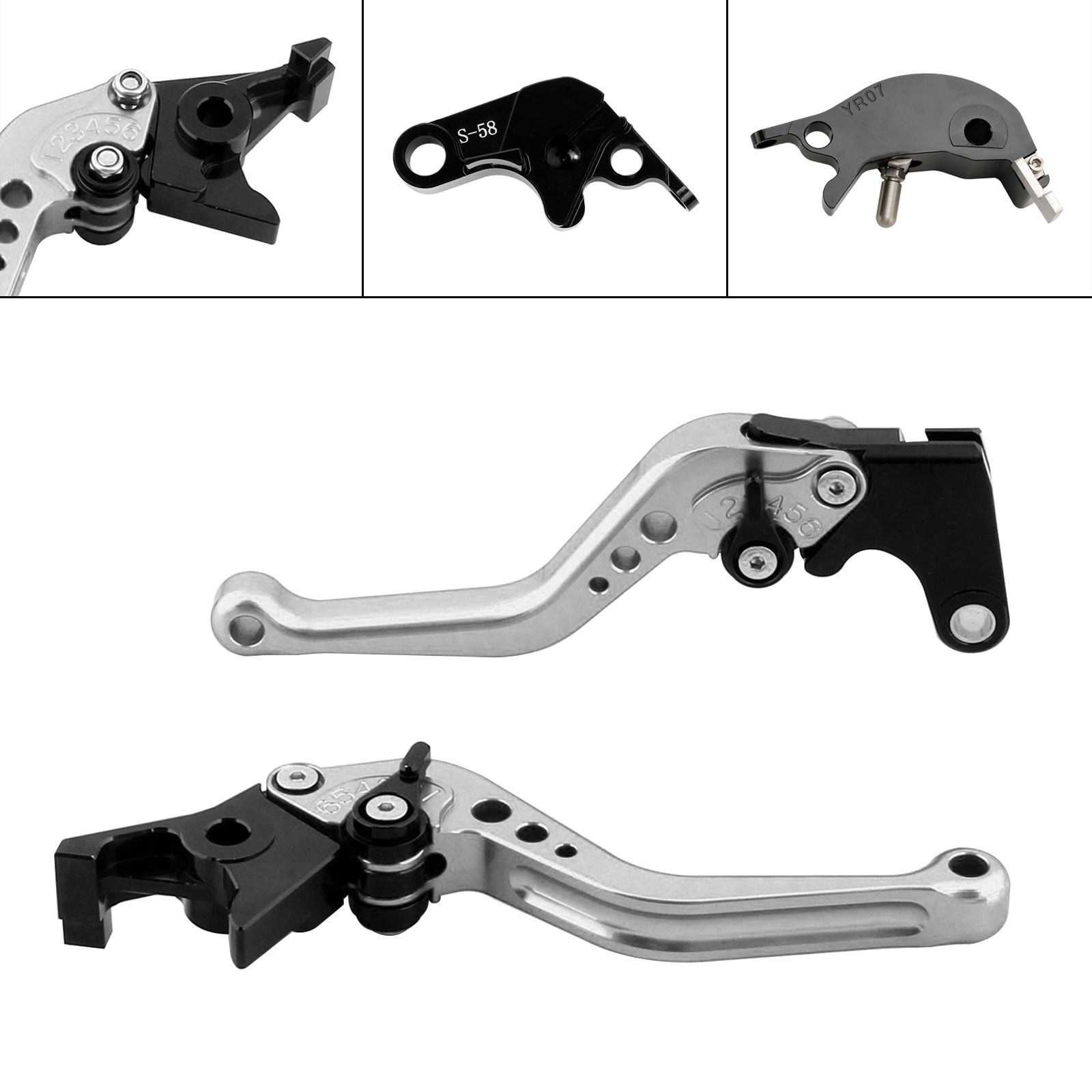 NEW Short Clutch Brake Lever fit for YAMAHA YZF R7 MT-10/SP FZ-10/SP 2022-23