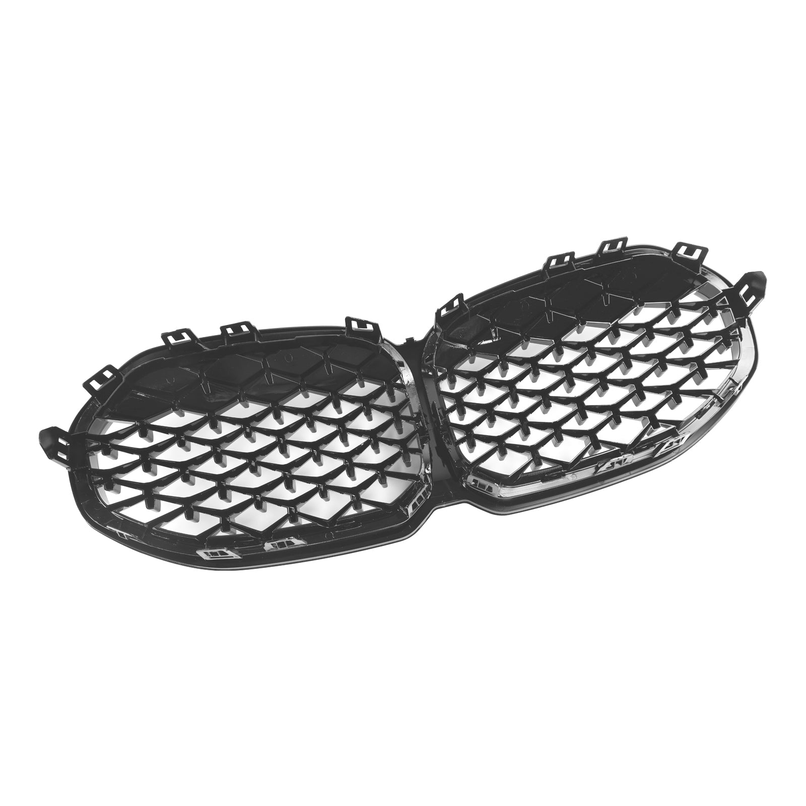BMW 1 Series F40 2019-2024 Gloss Black Diamond Front Kidney Grill Grille