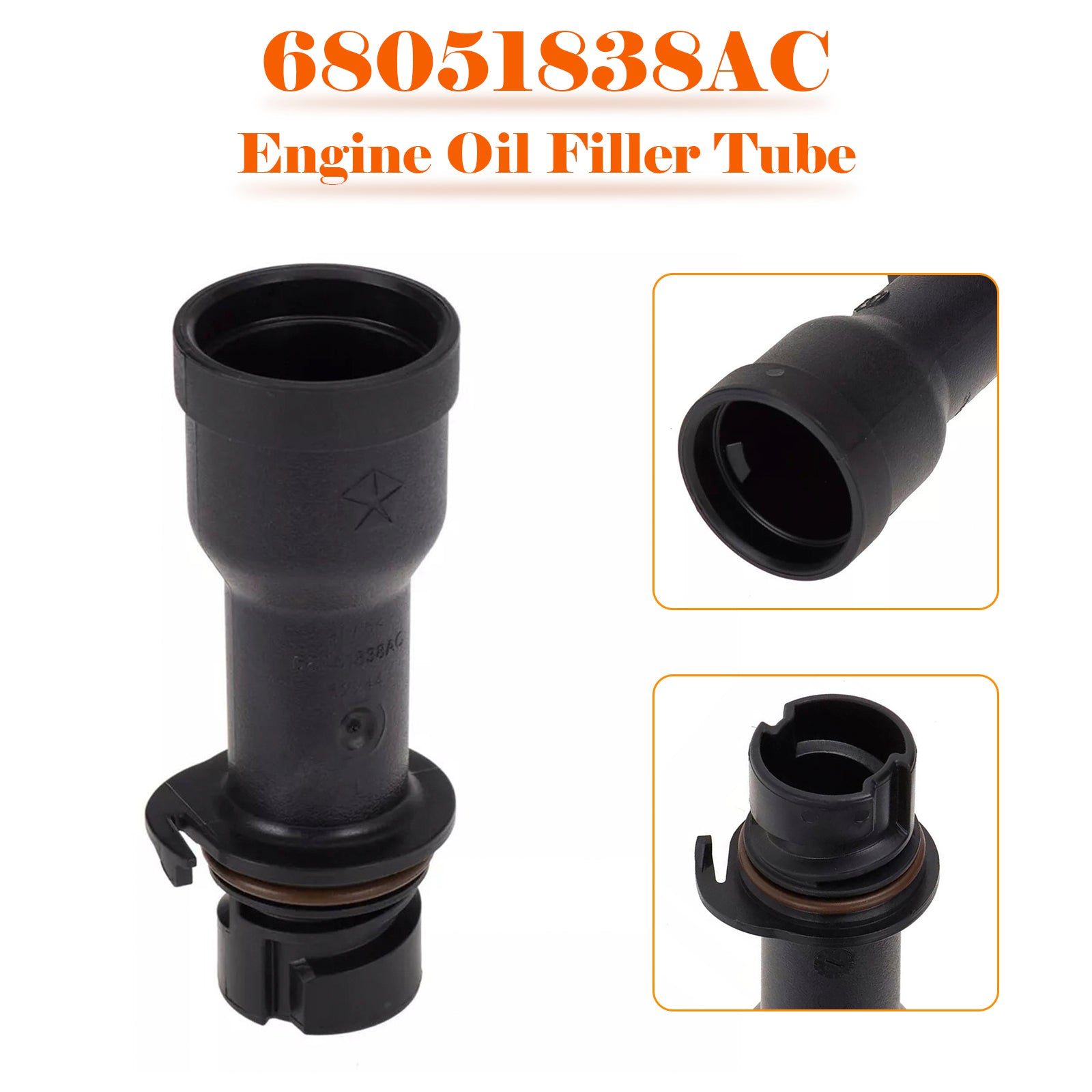Engine Oil Filler Tube for Chrysler Wrangler for Jeep 68051838AC