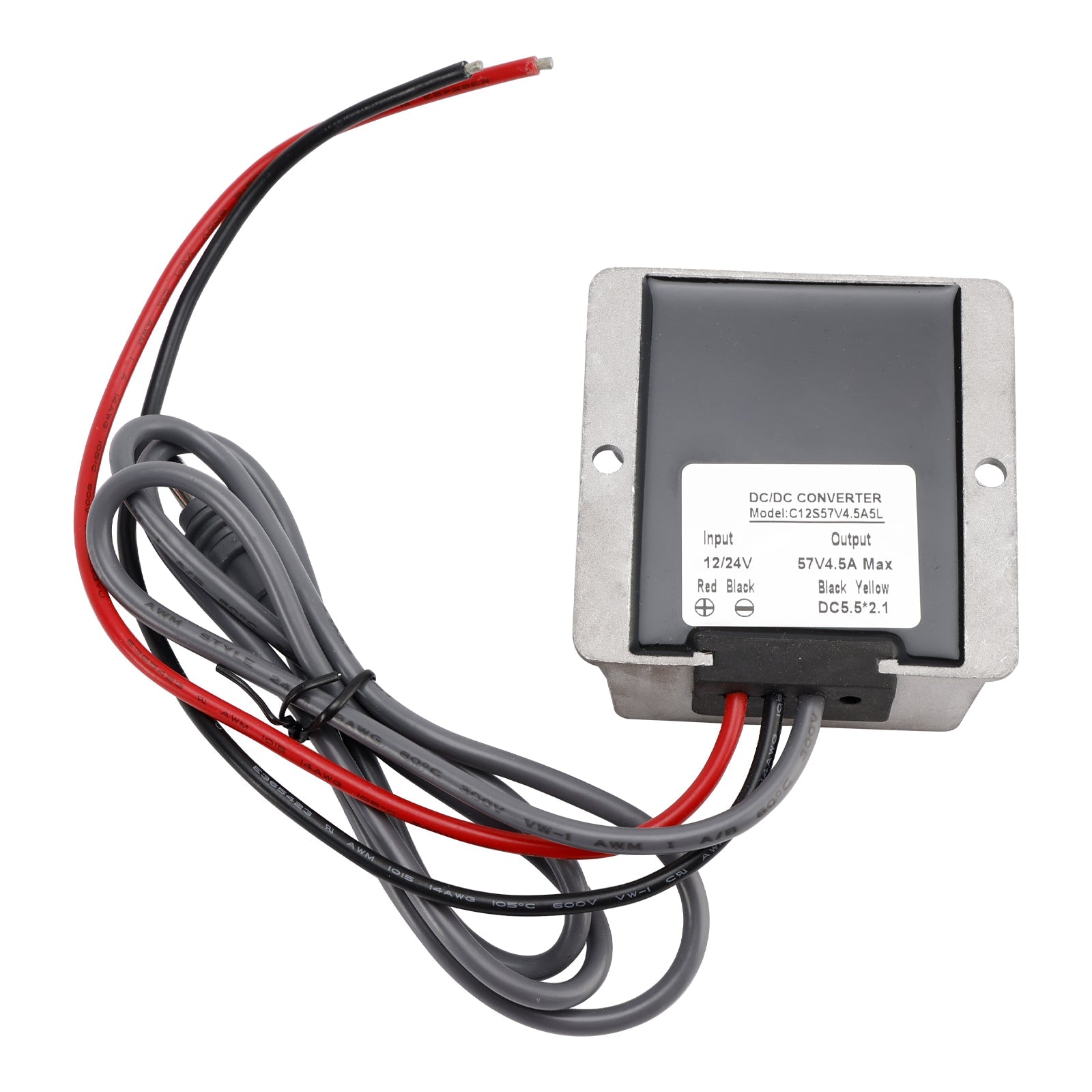 Mini 12V Adapter DC Step Up Converter 12V/24V To 57V 4.5A 256W Smart Boost