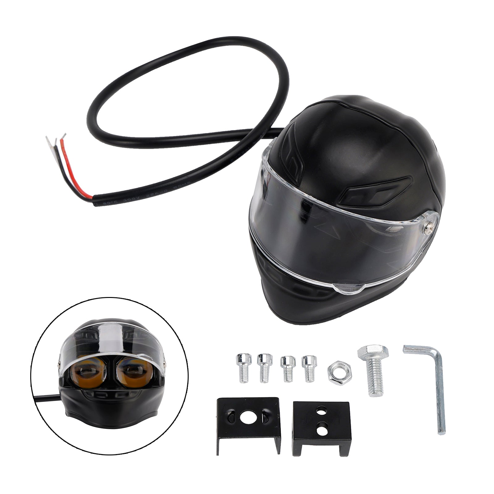 20W Led Electric Scooter Light 2000Lm Bright Waterproof Headlight For Motobike