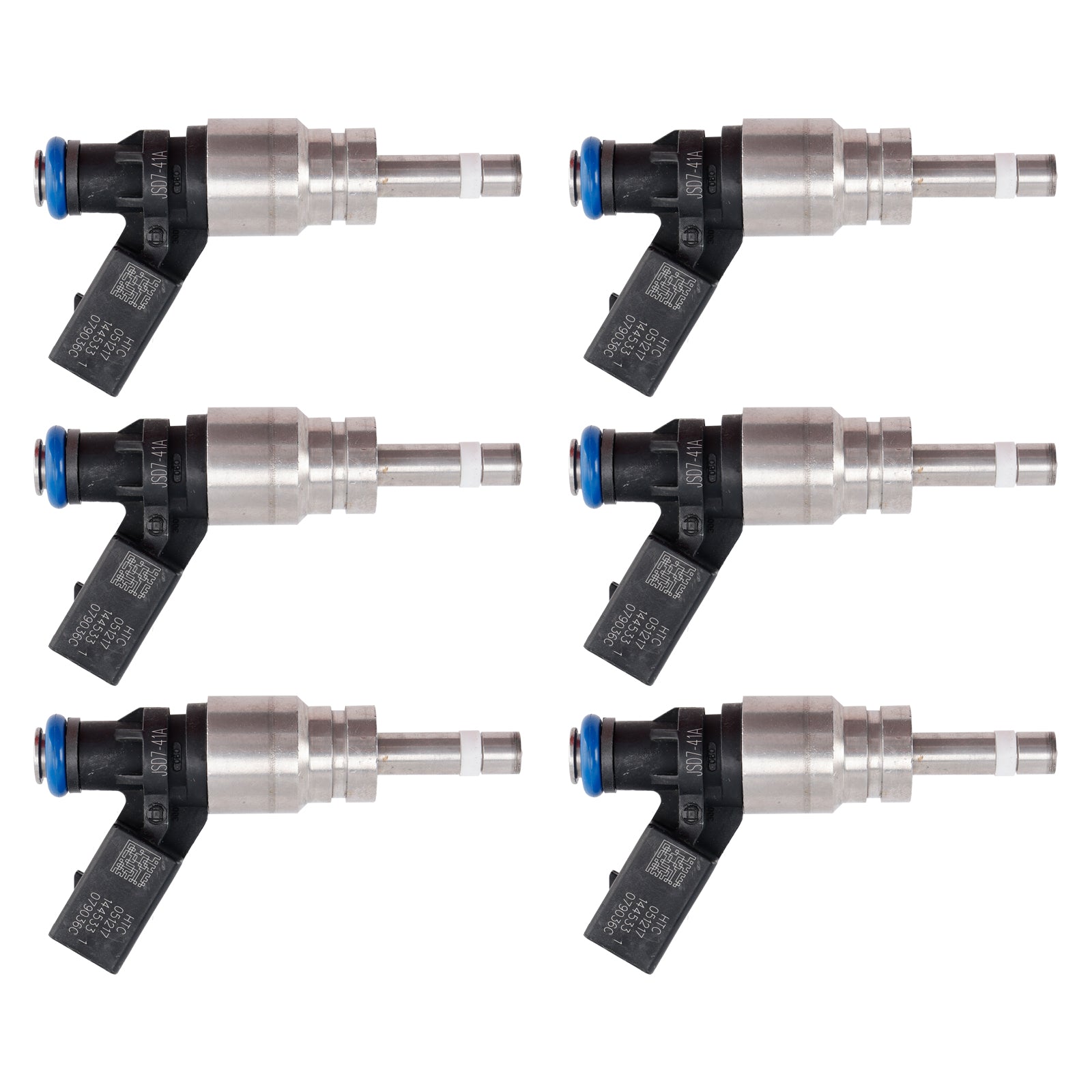 2005-2008 Audi A6 Quattro 3.2 V6 6PCS Fuel Injector 06E906036E 06E906036F