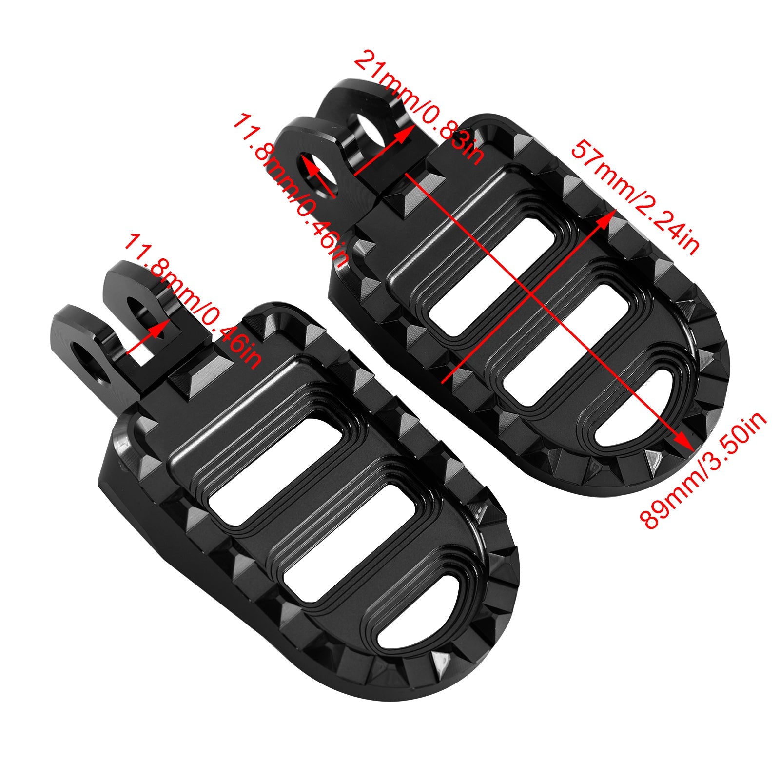 전면 발판 발 페그 카와사키 vulcan S 650 2016-2023/vulcan s 650 카페 2018-2023에 적합합니다.