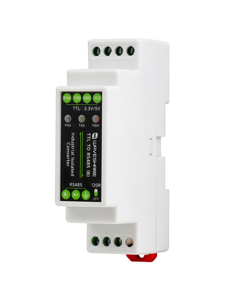 TTL to RS485 Electrical Isolation Module DIN Rail Serial Converter Surge Protect